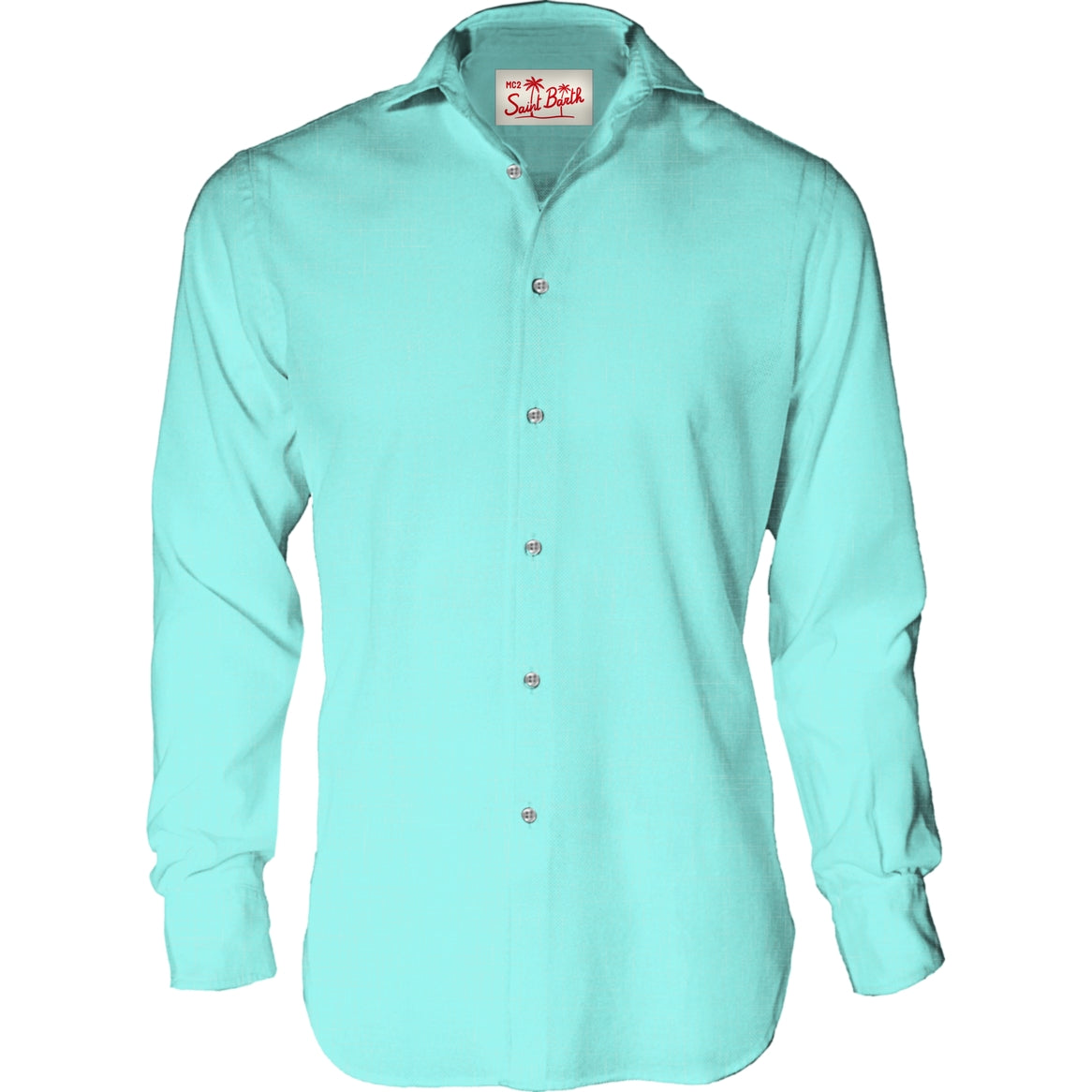 MC2 SAINT BARTH Camicia Uomo Pamplona Verde Acqua