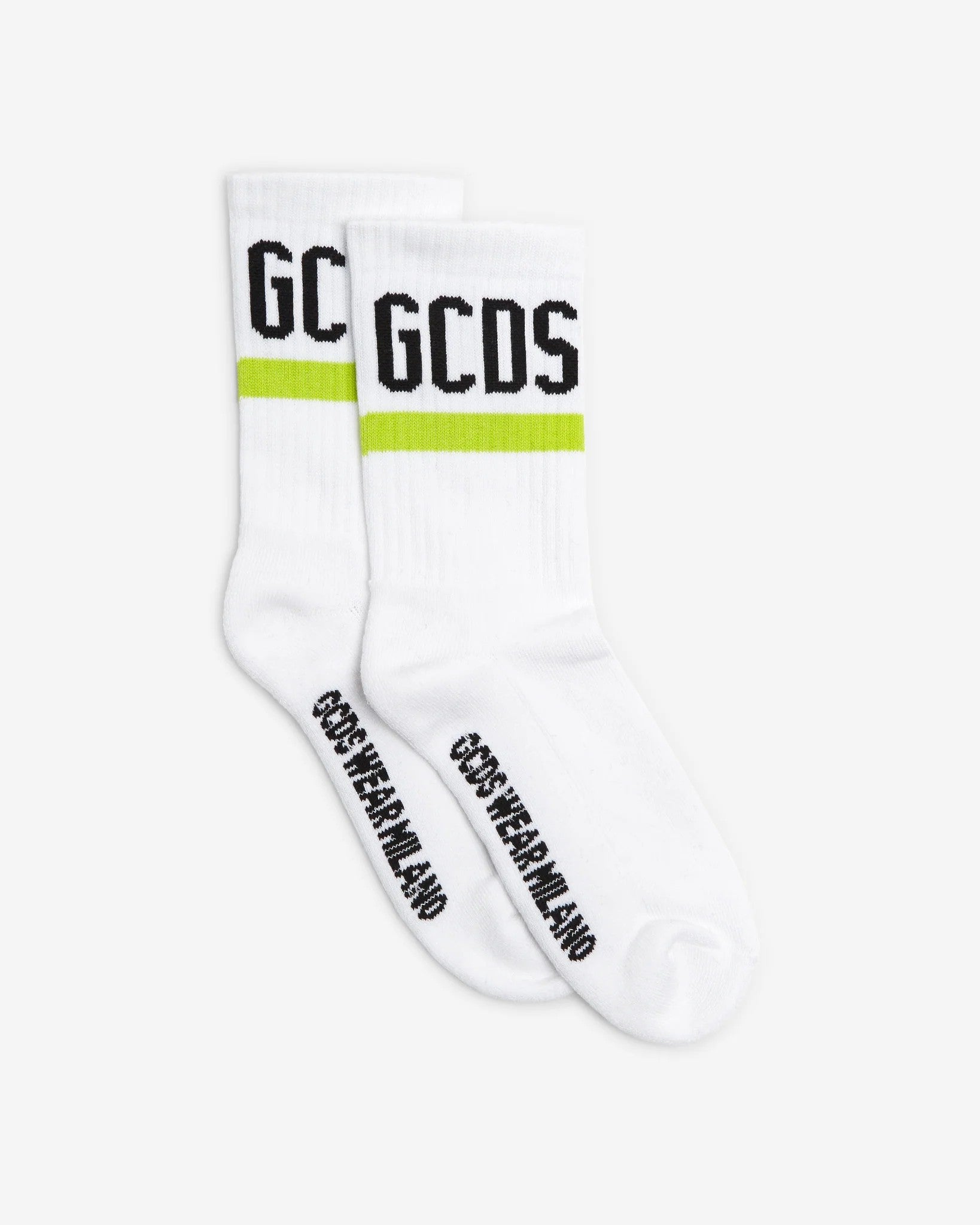 GCDS Calzini Uomo Lime