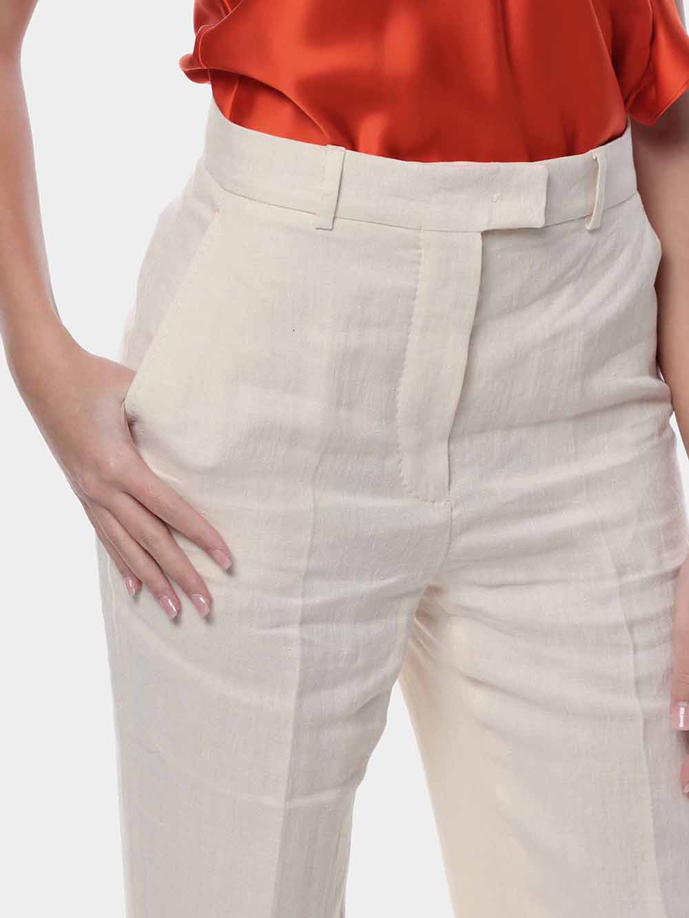 MAX MARA Pantaloni Donna 2361310231600 Bianco