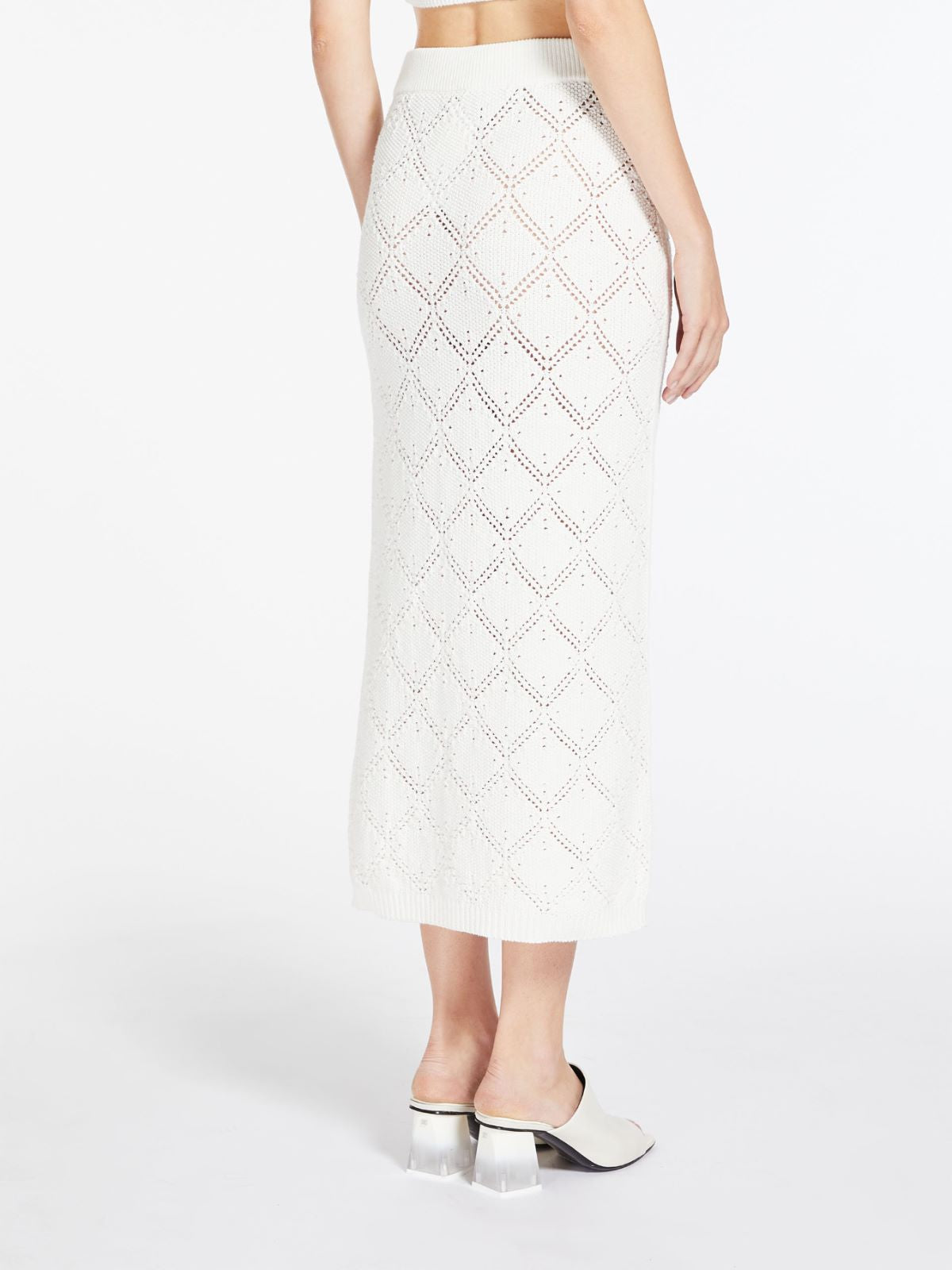 Max Mara ivory Orietta skirt