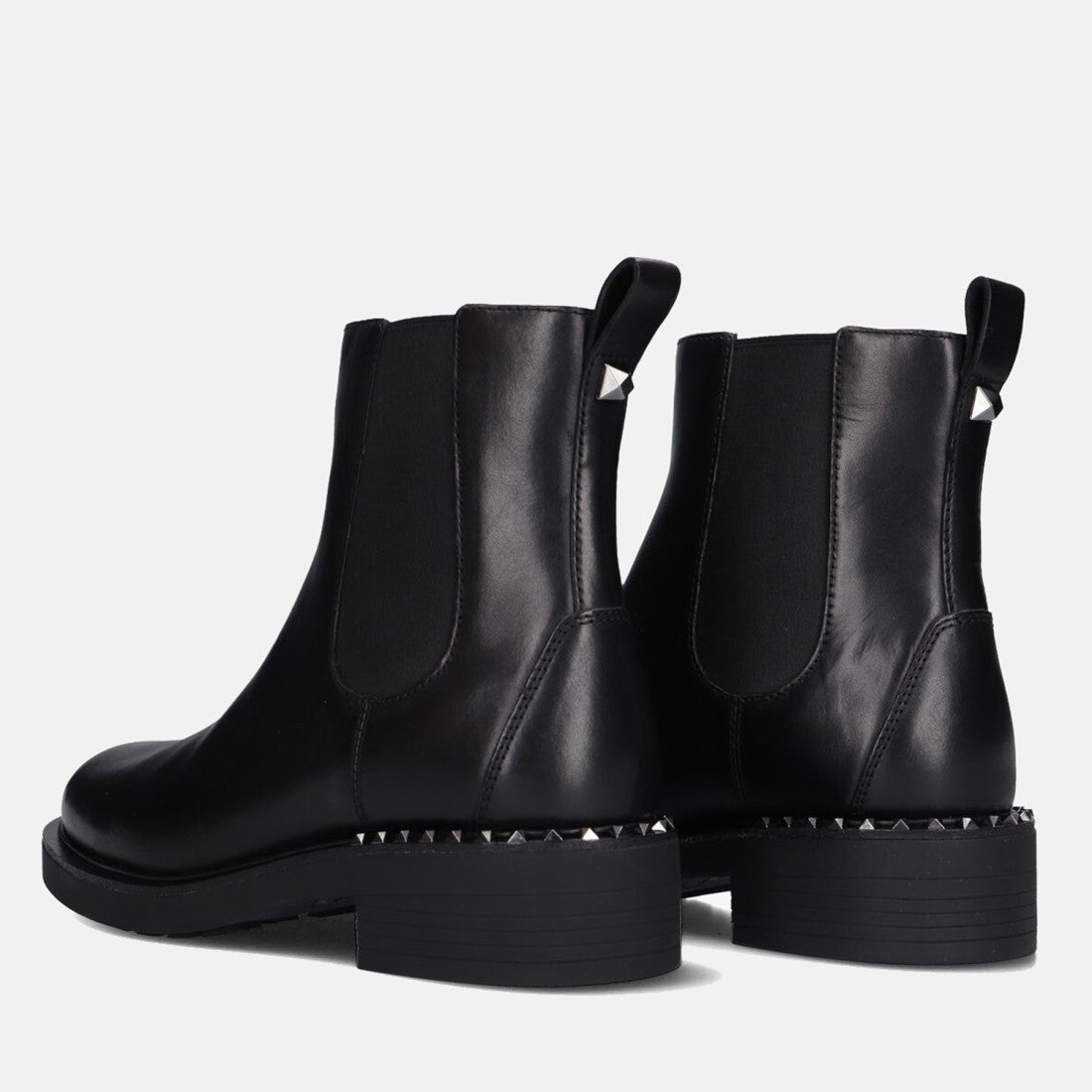 Ash Fancy 01 Mustang Black Leather Ankle Boot