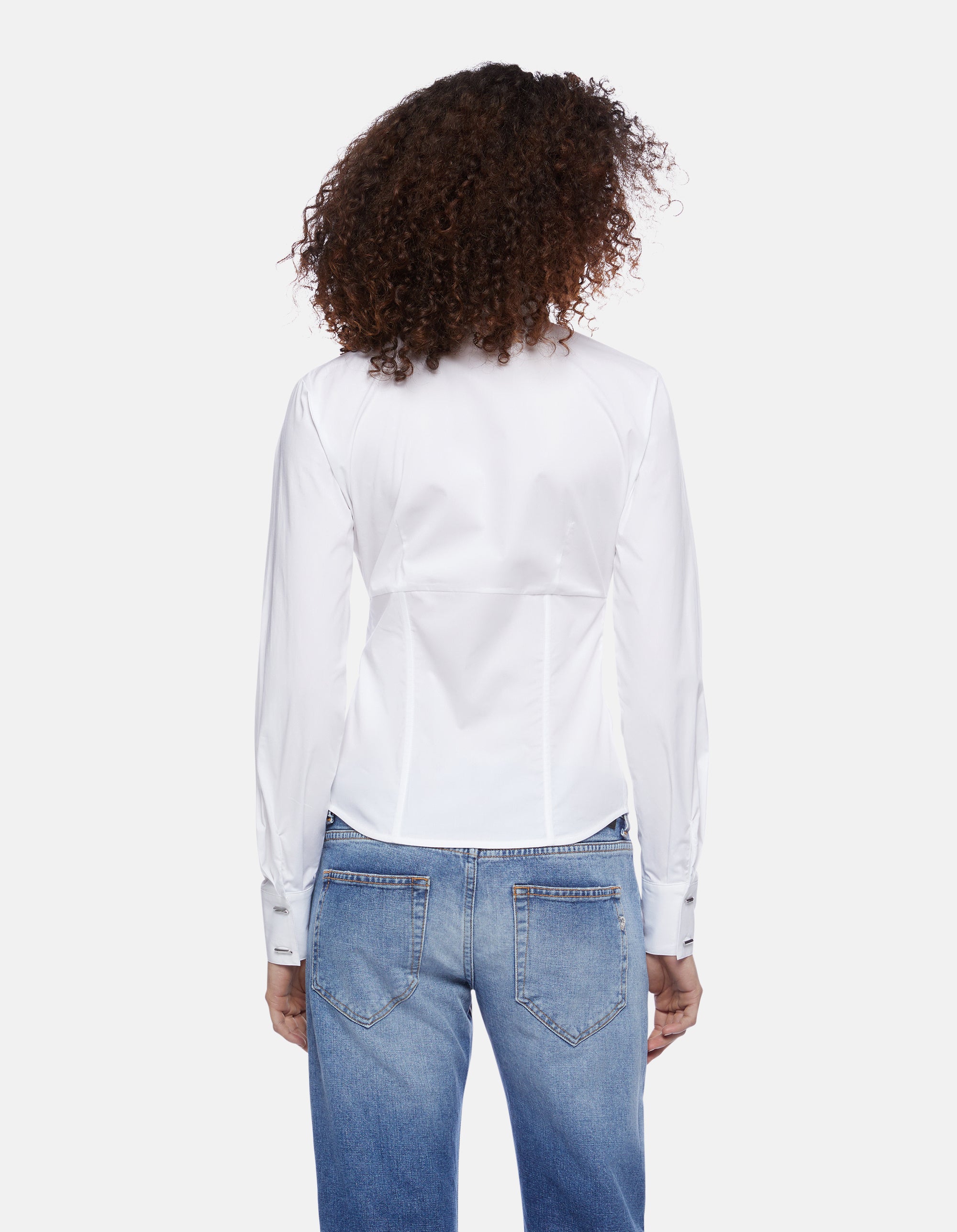 Dondup Women's Shirt DC314PS0012DXXX White