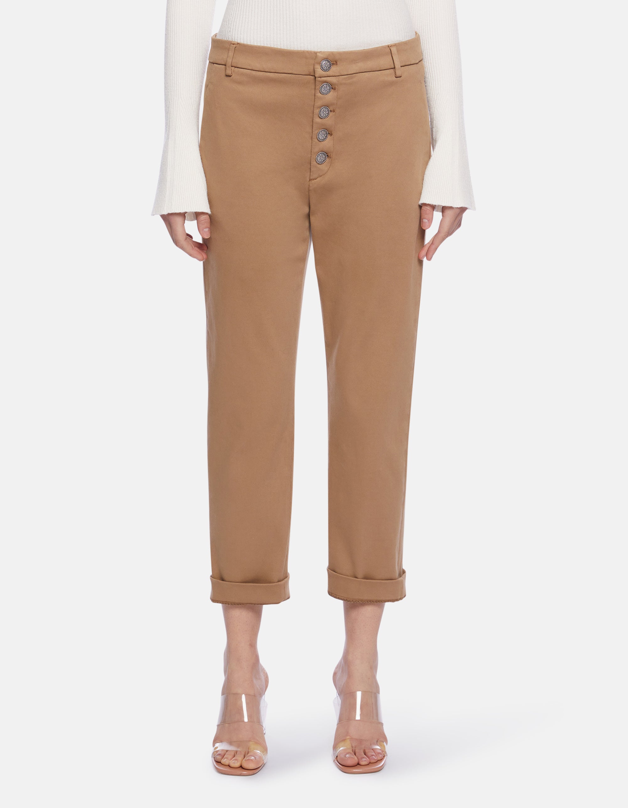 Dondup Pantaloni Donna DP576GS0074DPTD Sabbia