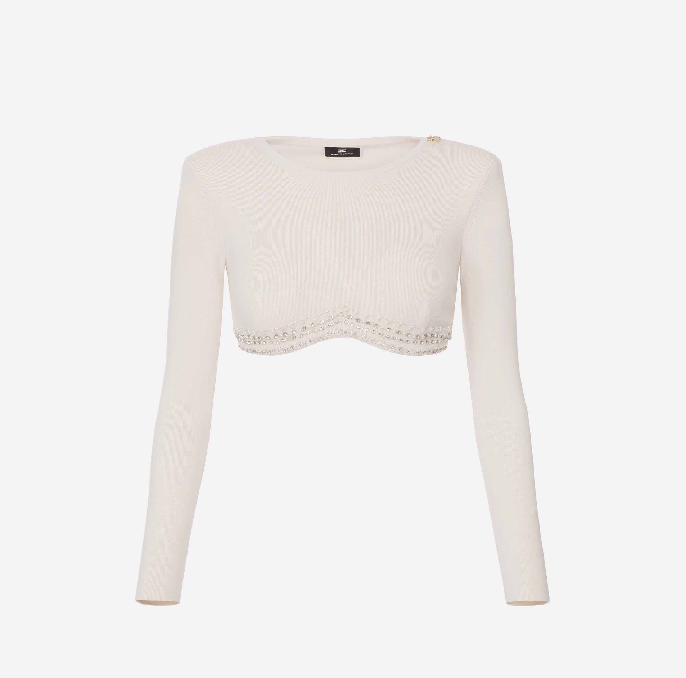 Elisabetta Franchi Women's Sweater MK14S37E2 BURRO