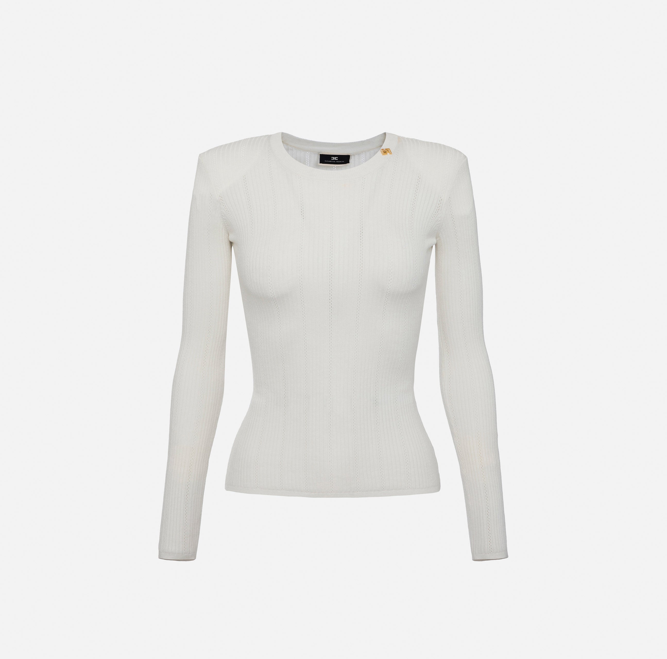 Elisabetta Franchi Maglia Donna MK93S36E2 BURRO