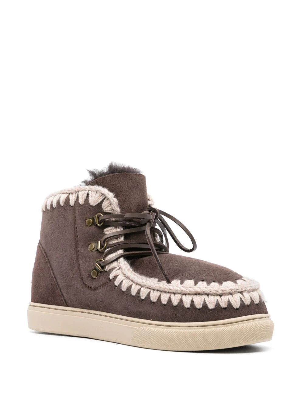 Mou Sneaker Lace Up Men Brown