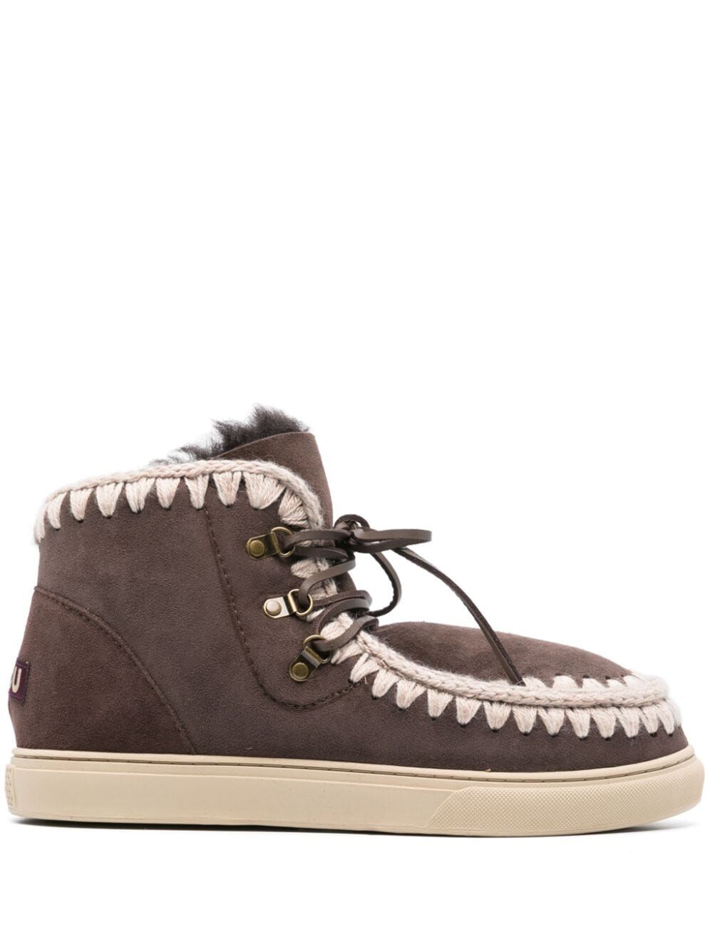 Mou Sneaker Lace Up Men Brown