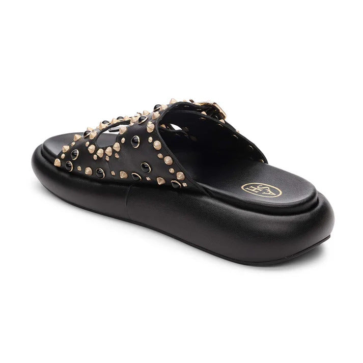 ASH Sandalo Donna Viking-Black Ariel Gold