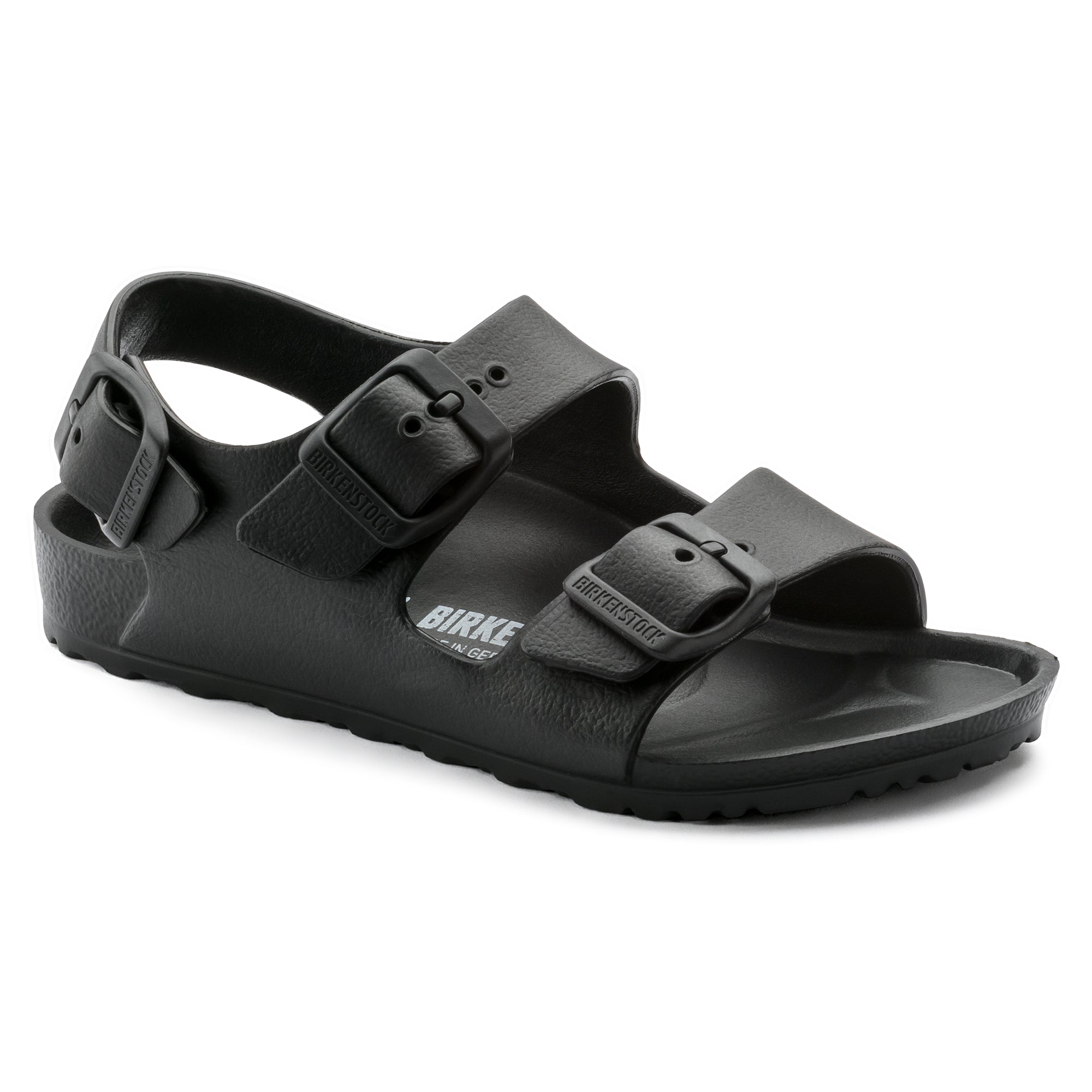 Birkenstock Ciabatta Unisex Bambino Milano Eva-Black