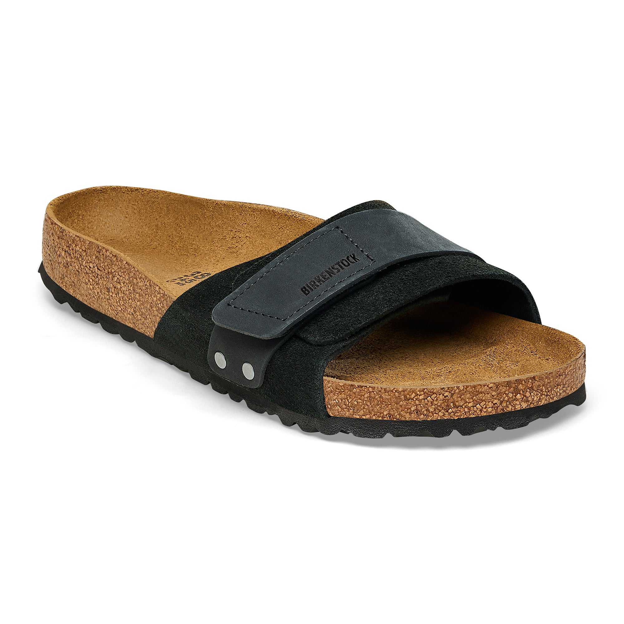 Birkenstock Ciabatta Donna Oita Suede Leather-Black