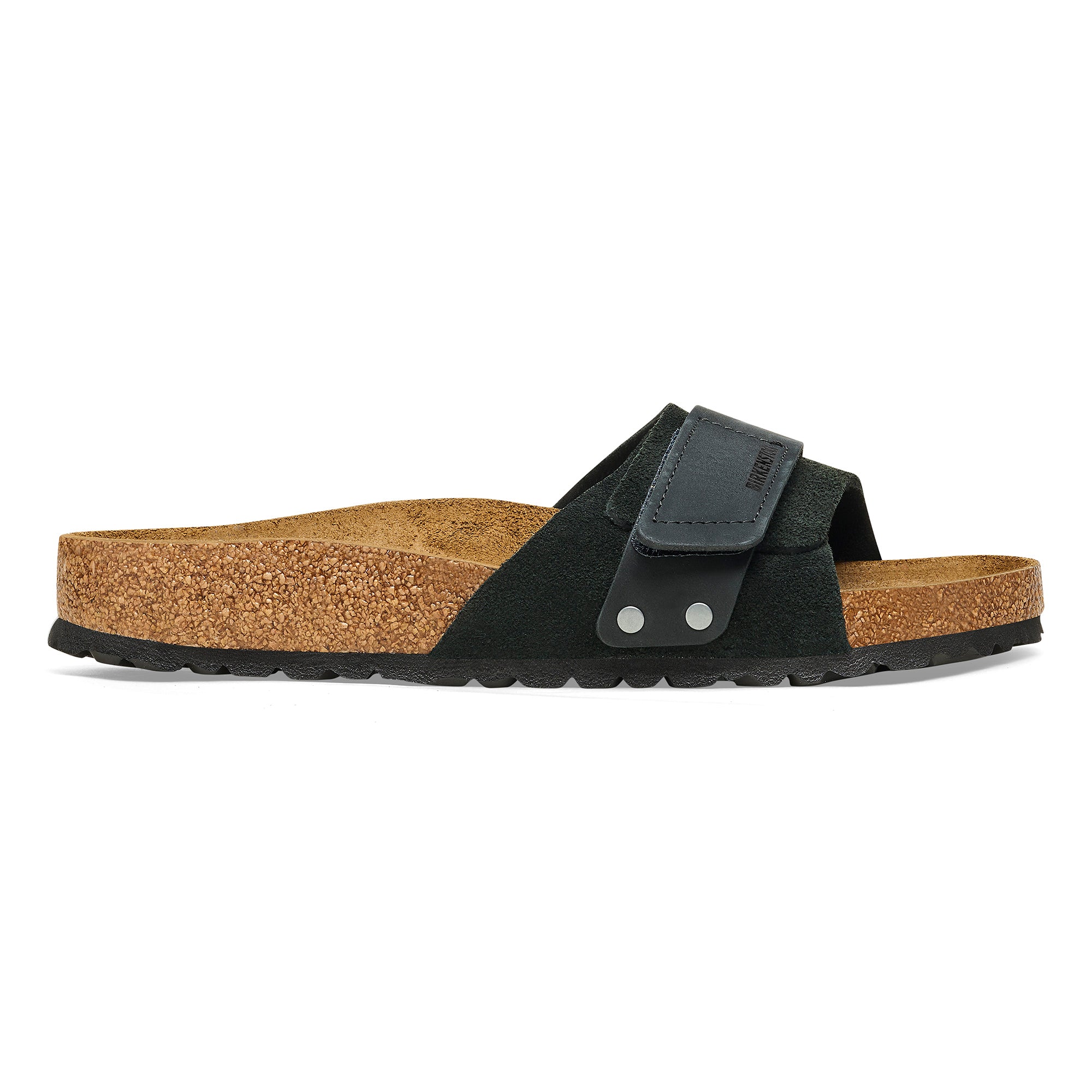 Birkenstock Ciabatta Donna Oita Suede Leather-Black