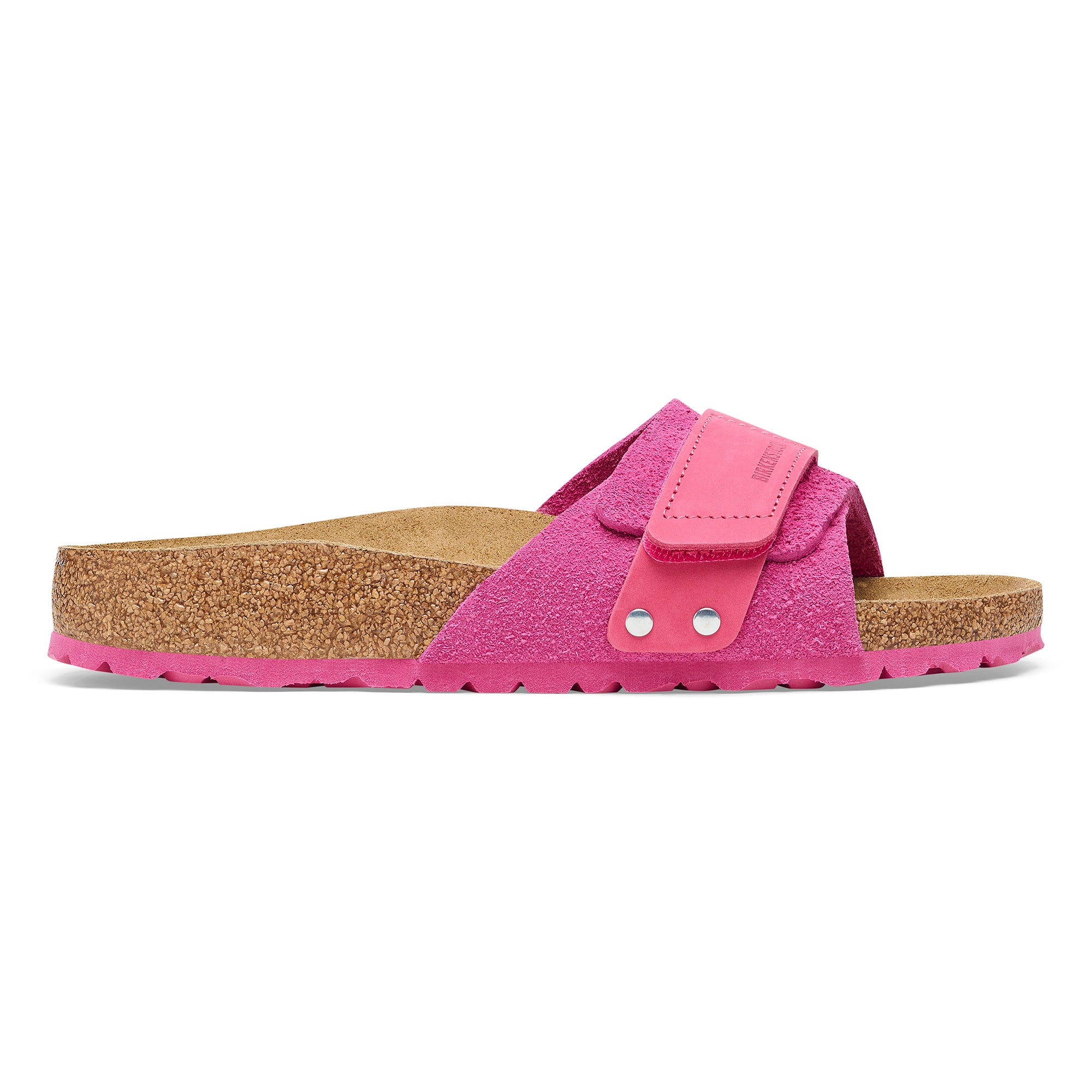 Birkenstock Ciabattga Donna Oita Suede Leather-Fuchsia Tulip