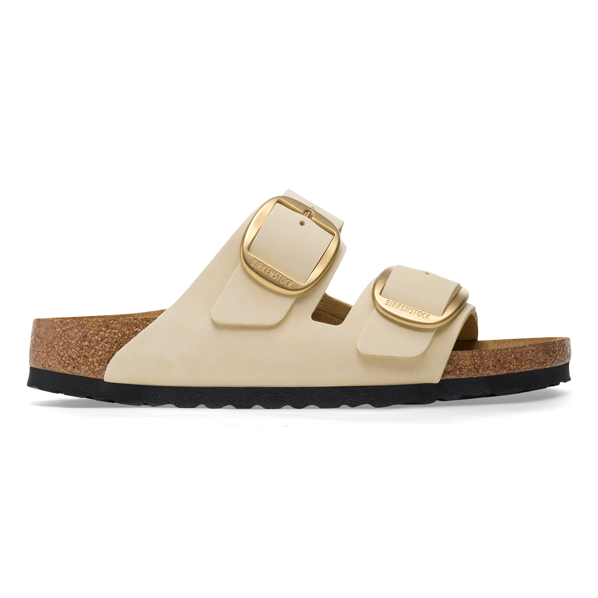 Birkenstock Ciabatta Donna Arizona Big Buckle Nabuk-Ecru