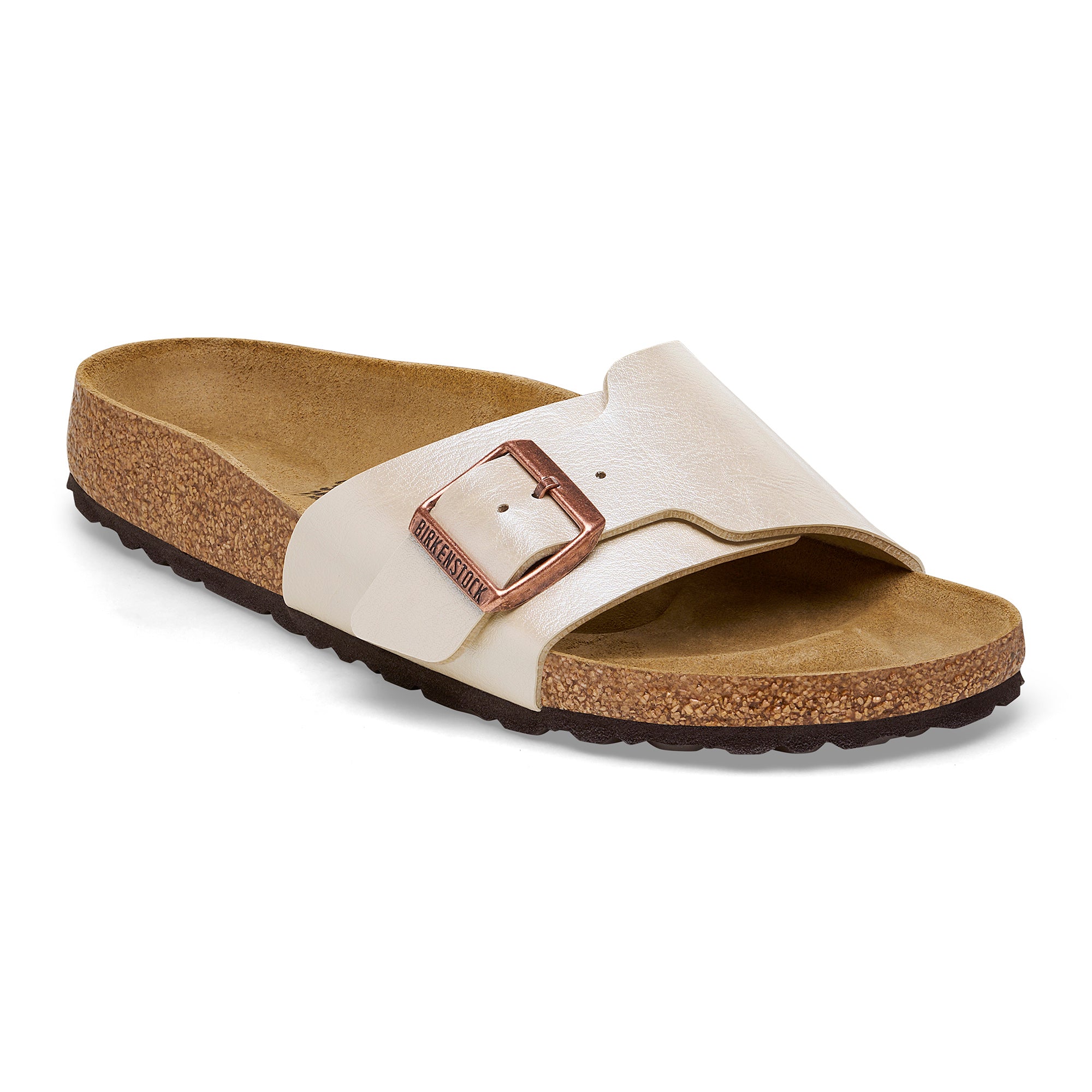 Birkenstock Ciabatta Donna Catalina Birko Flor-Graceful Pearl White