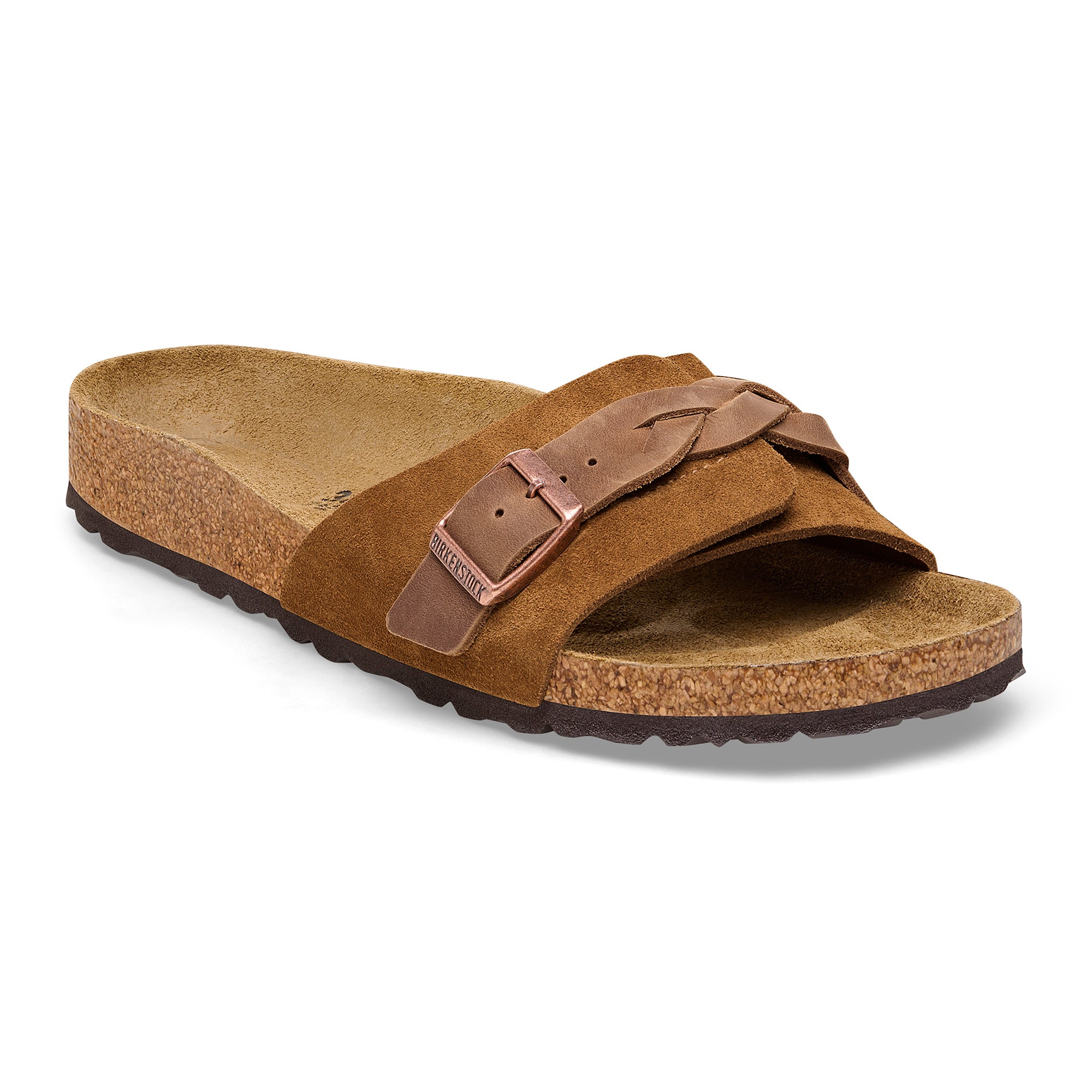 Birkenstock Ciabatta Donna Oita Suede Leather-Mink