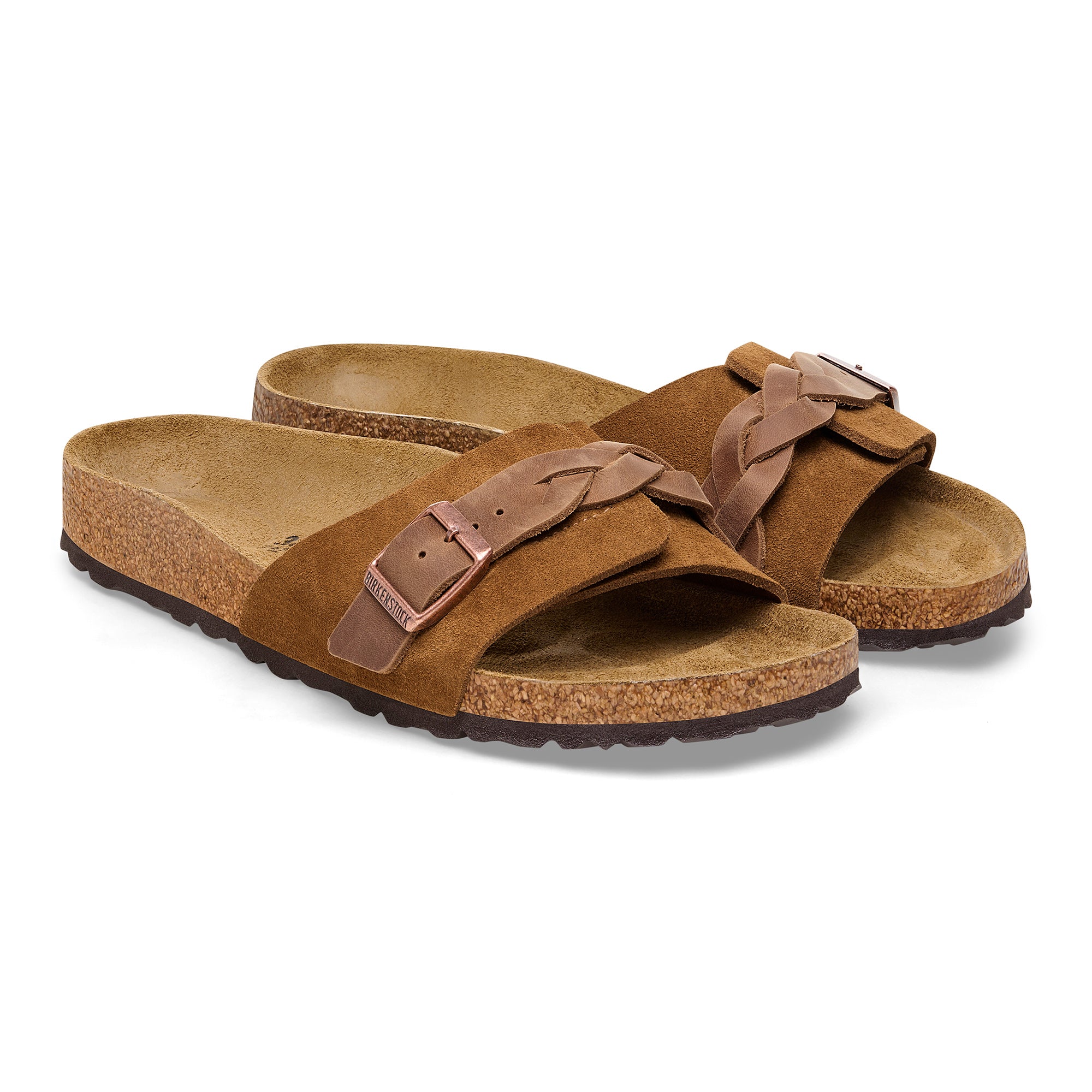 Birkenstock Ciabatta Donna Oita Suede Leather-Mink