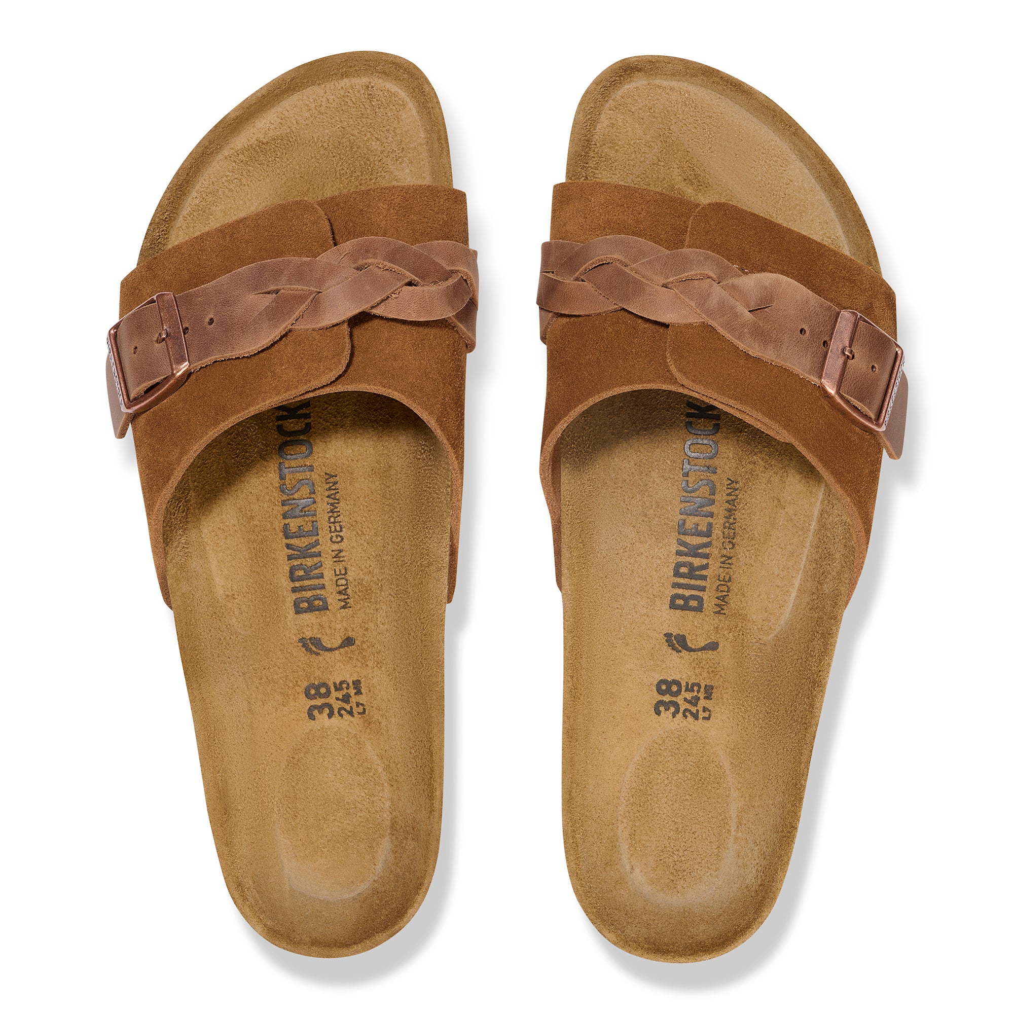 Birkenstock Ciabatta Donna Oita Suede Leather-Mink