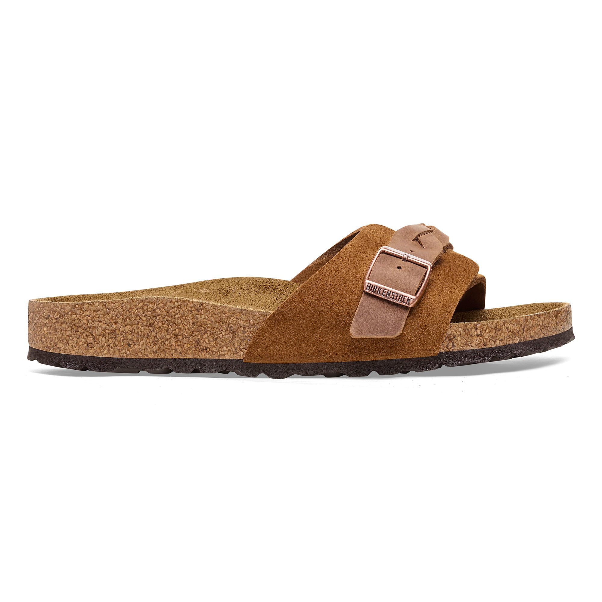 Birkenstock Ciabatta Donna Oita Suede Leather-Mink