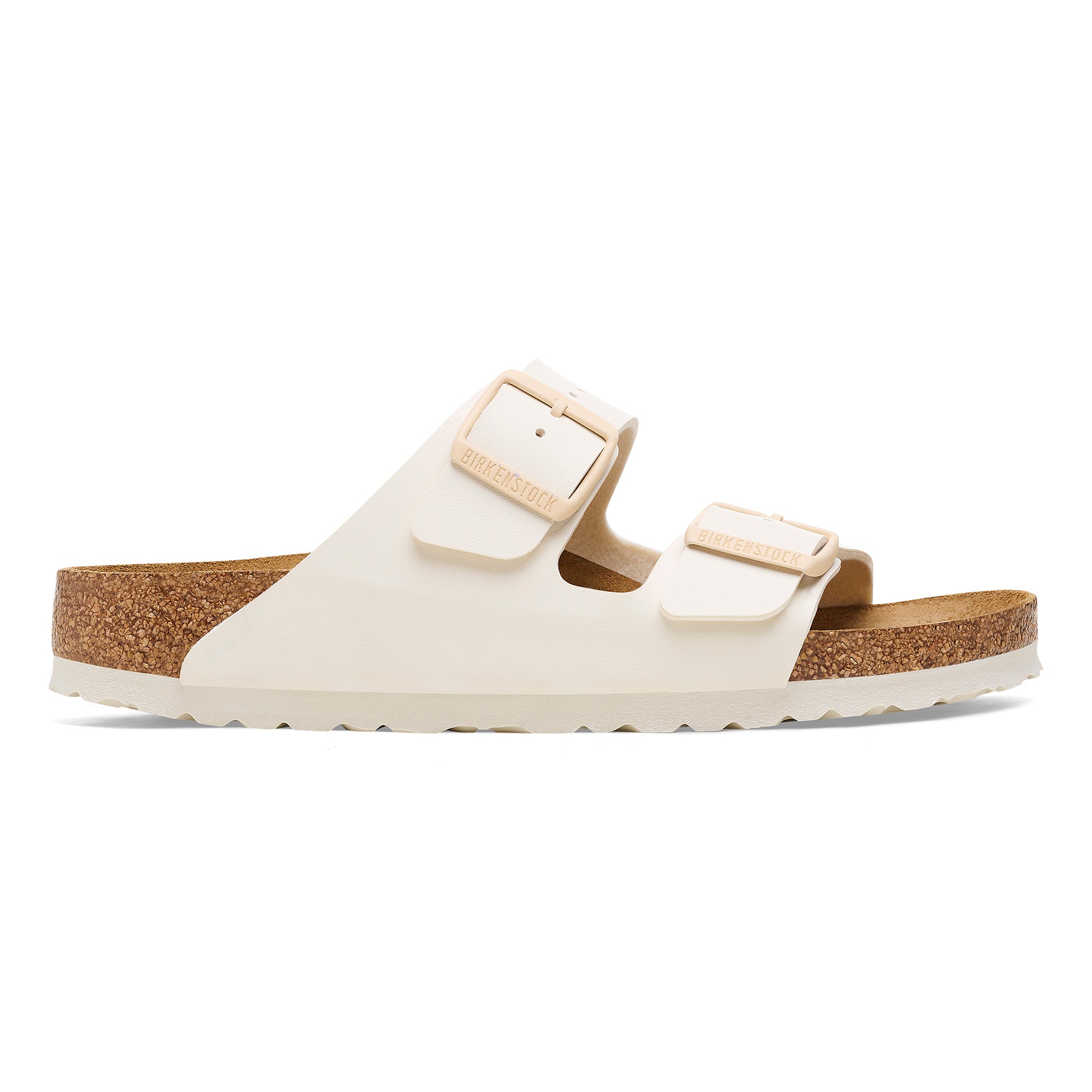 Birkenstock Ciabatta Donna Arizona Birko Flor-Eggshell