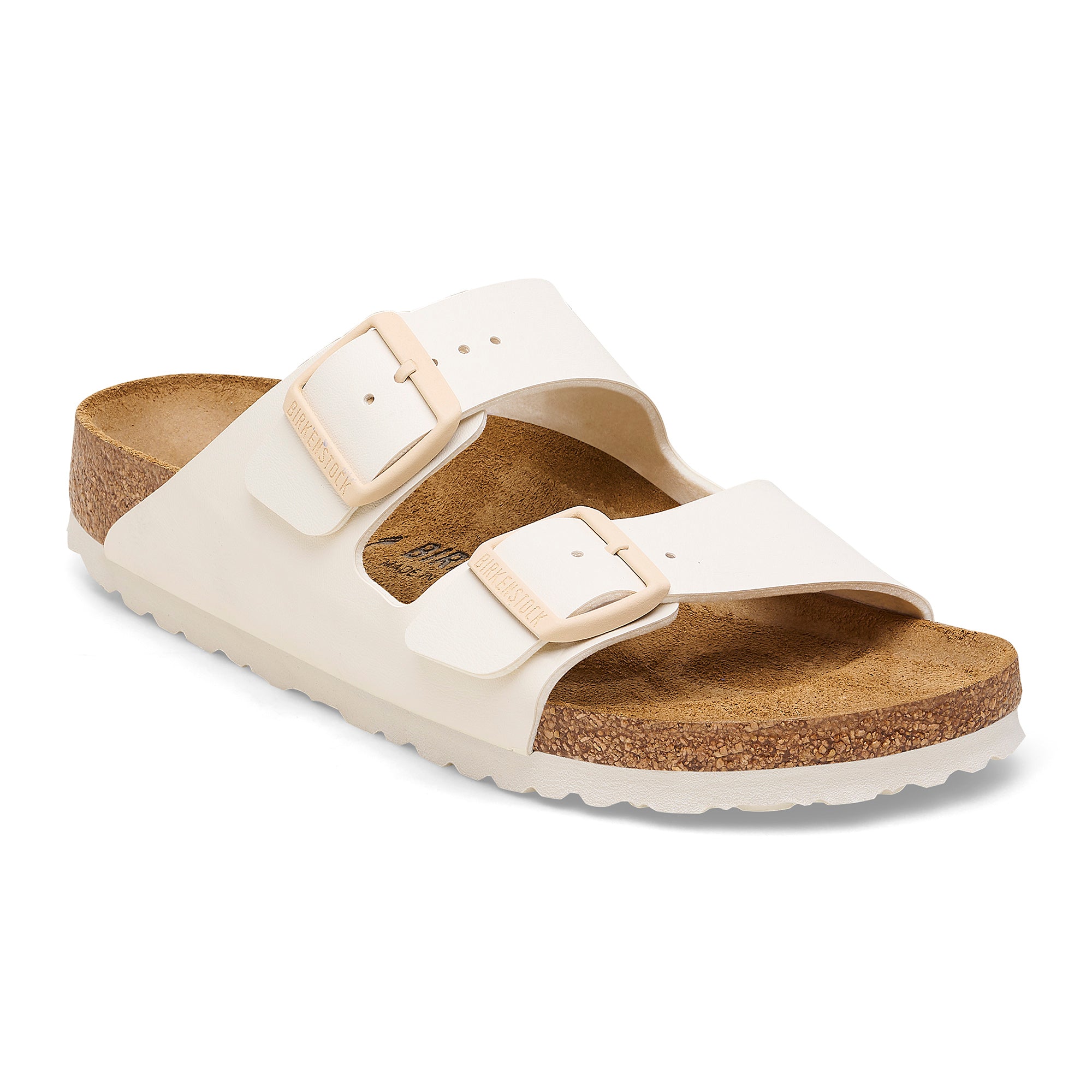 Birkenstock Ciabatta Donna Arizona Birko Flor-Eggshell