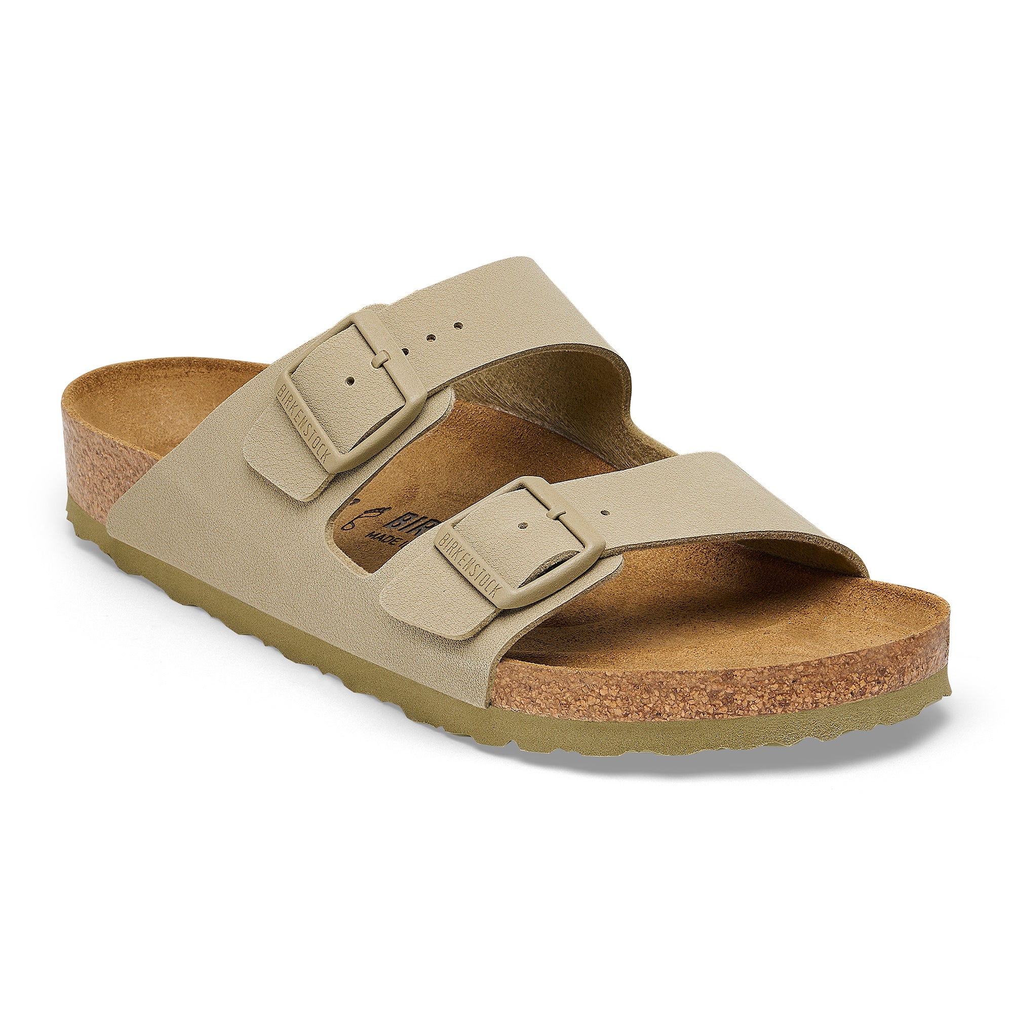 Birkenstock Ciabatta Uomo Arizona Birko Flor-Faded Khaki