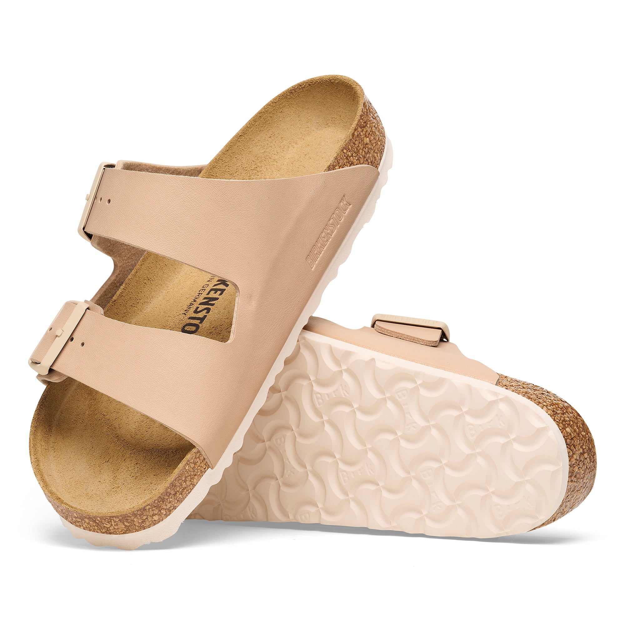 Birkenstock Ciabatta Donna Arizona Birko Flor-New Beige