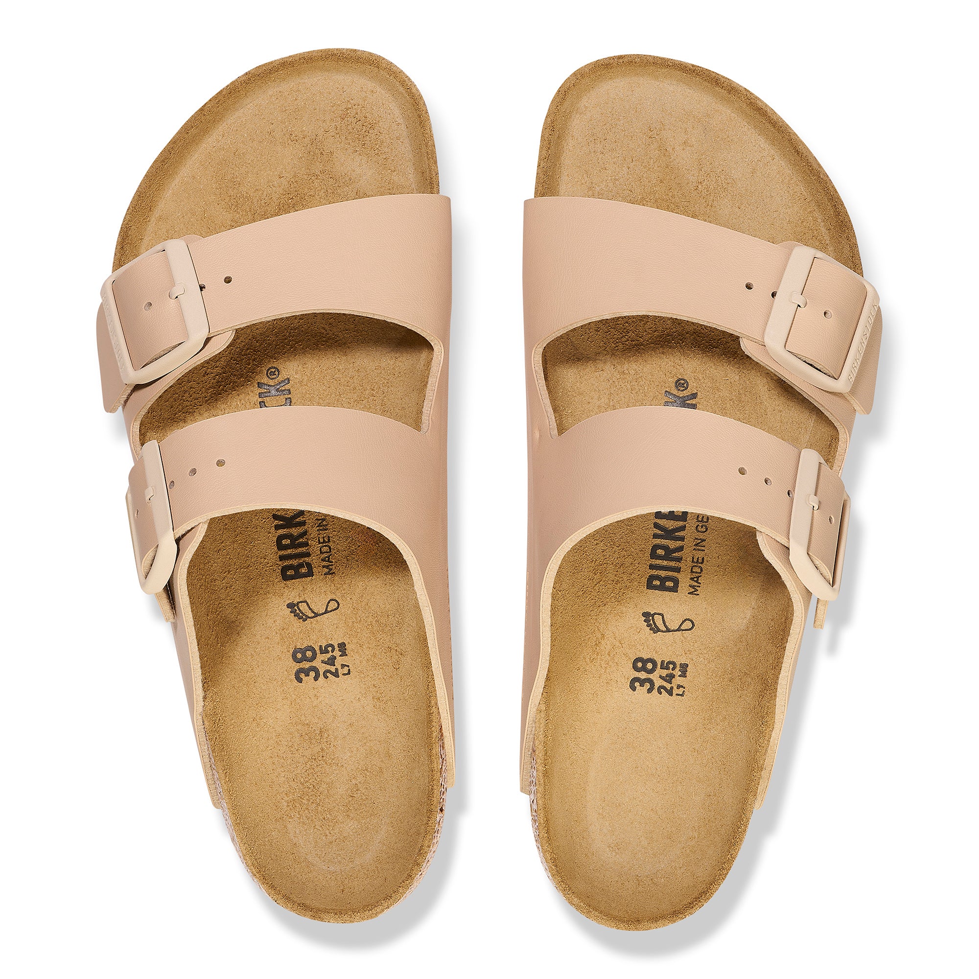 Birkenstock Ciabatta Donna Arizona Birko Flor-New Beige