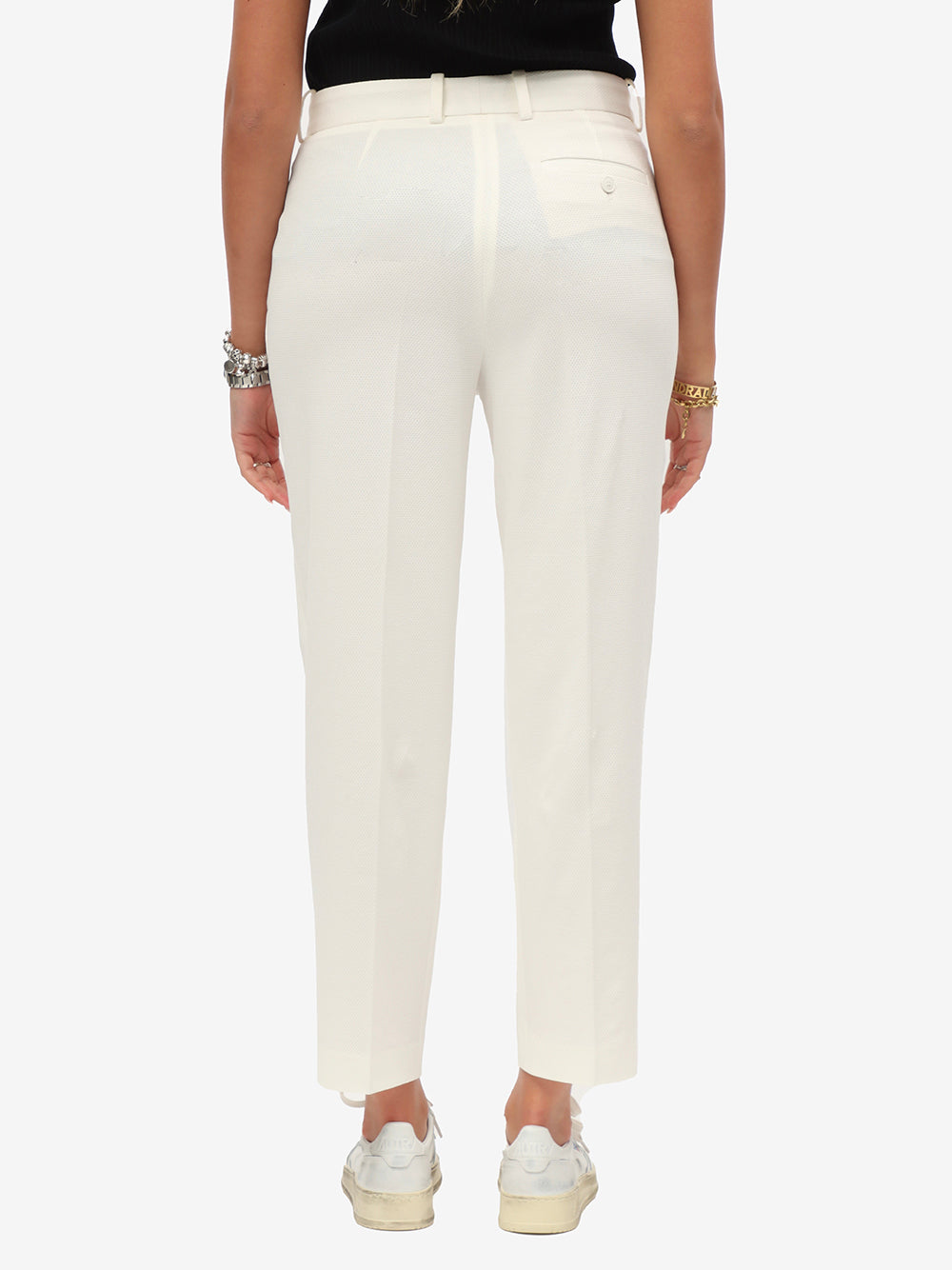 Circolo 1901 Pantaloni Donna Carrot Oxford-Latte