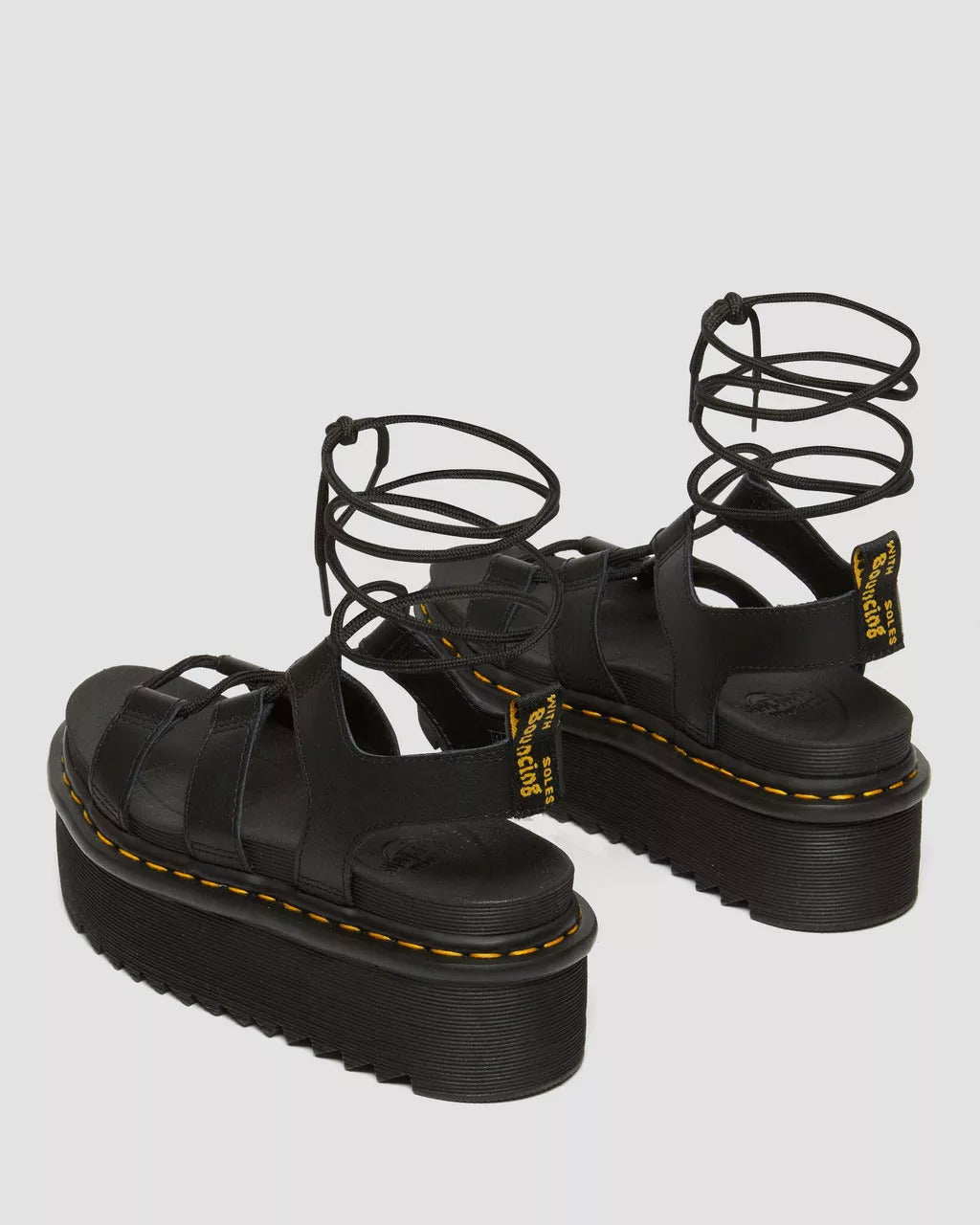 Dr. Martens Sandalo Donna Nartilla Platform-Black