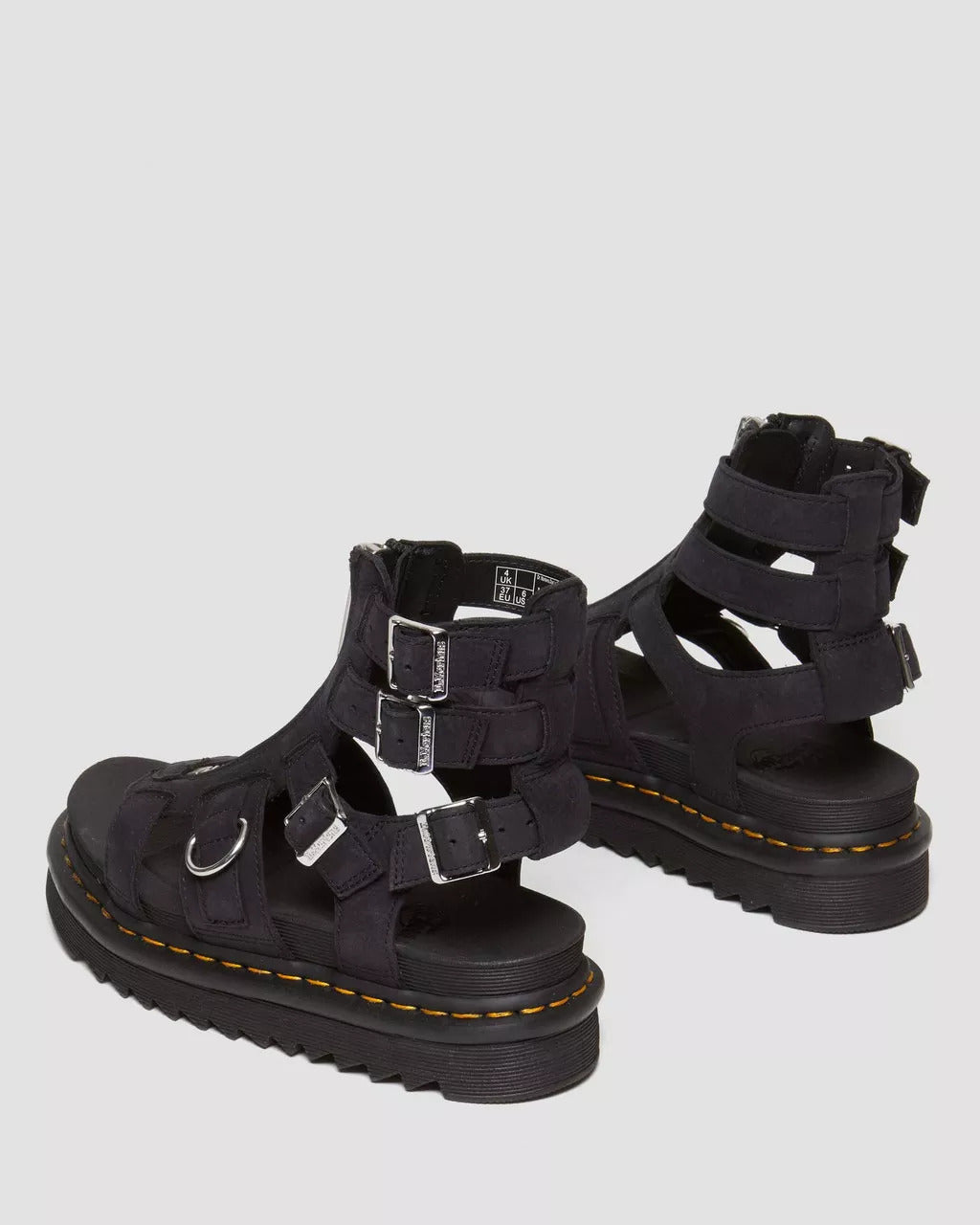 Dr. Martens Sandalo Donna Olson-Charcoal Grey