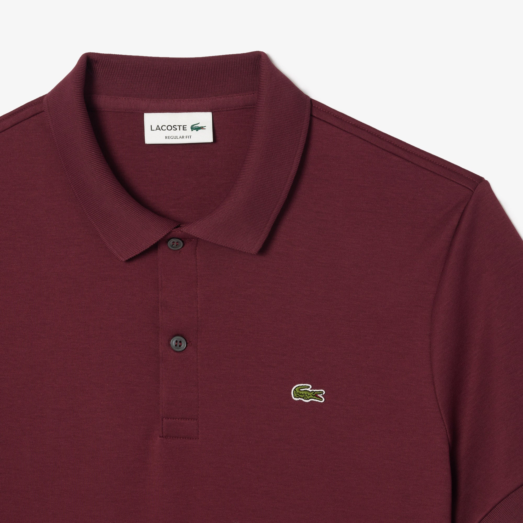 LACOSTE Polo Uomo Cotone Pima-Bordeaux