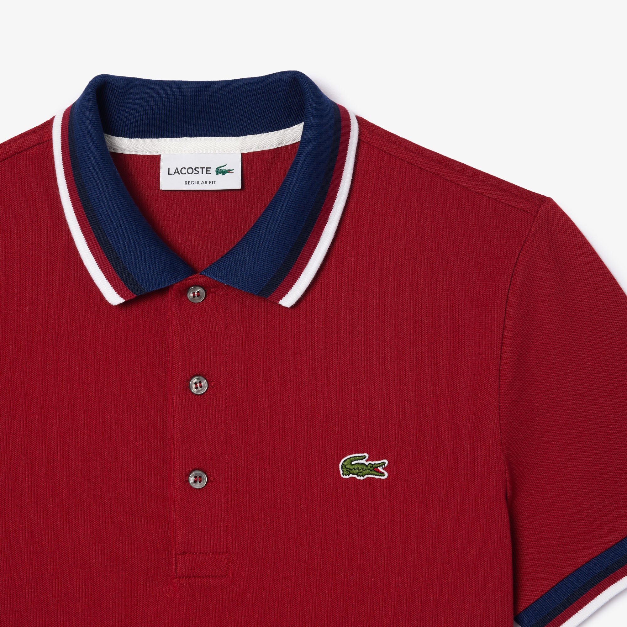 LACOSTE Polo Uomo Piquet-Bordeaux