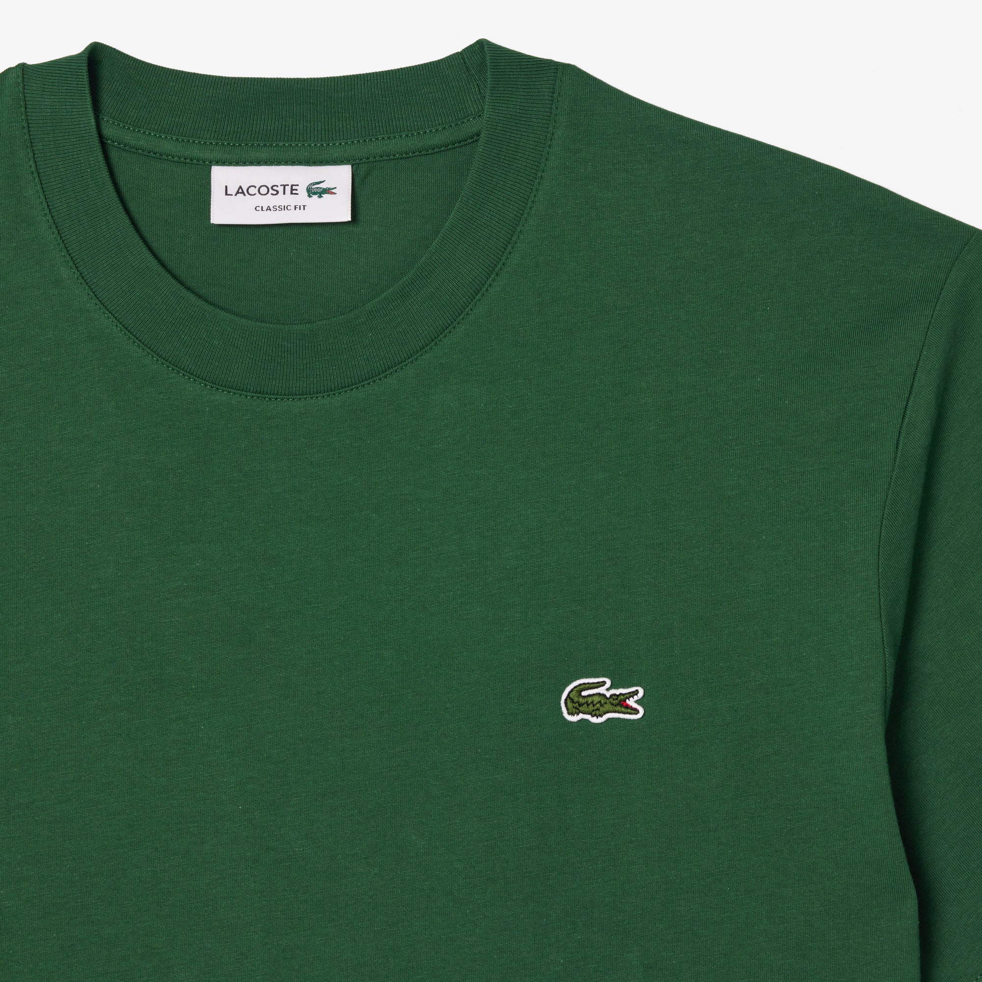 LACOSTE T-Shirt Uomo Classic-Verde