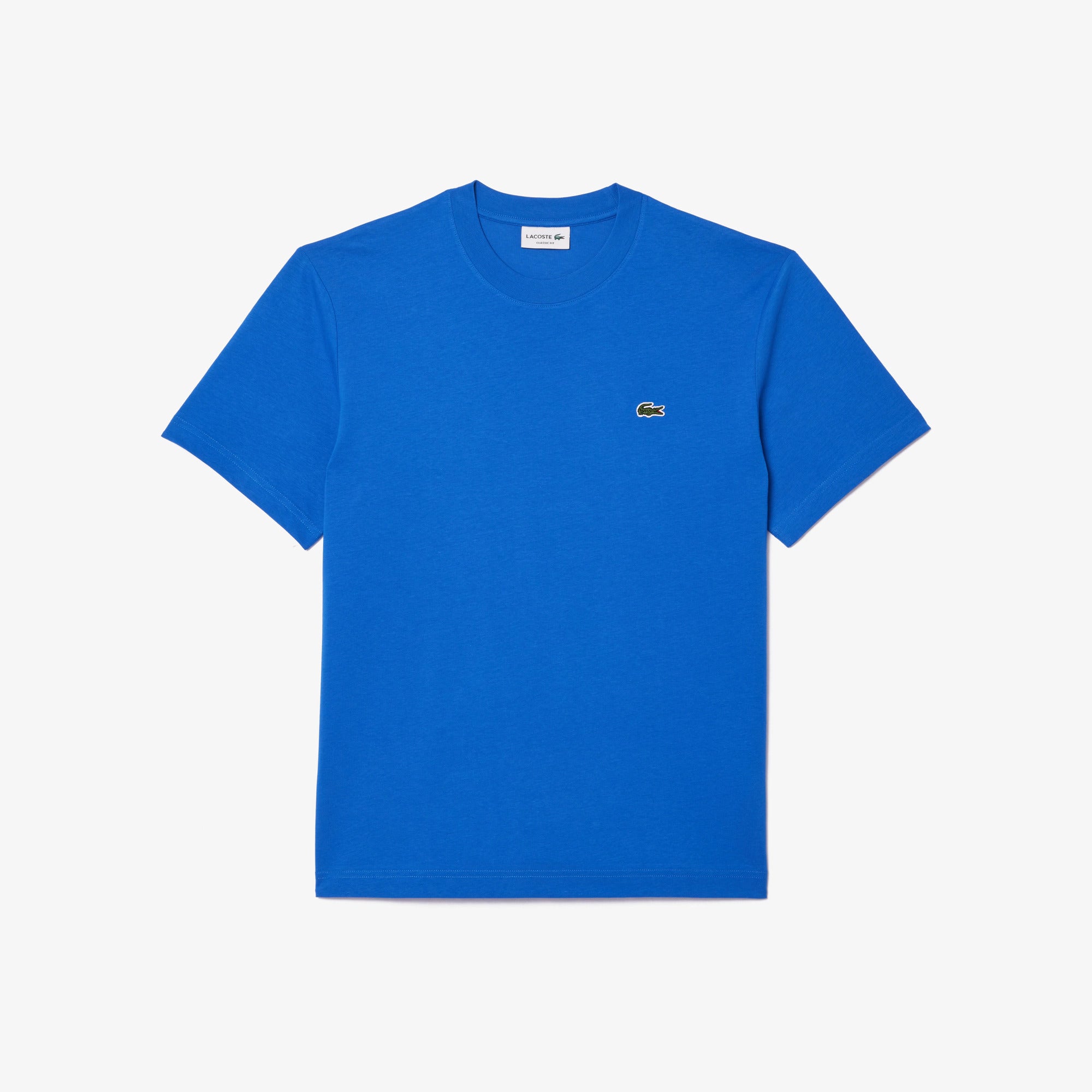 LACOSTE T-Shirt Uomo Classic-Blu Azzurro