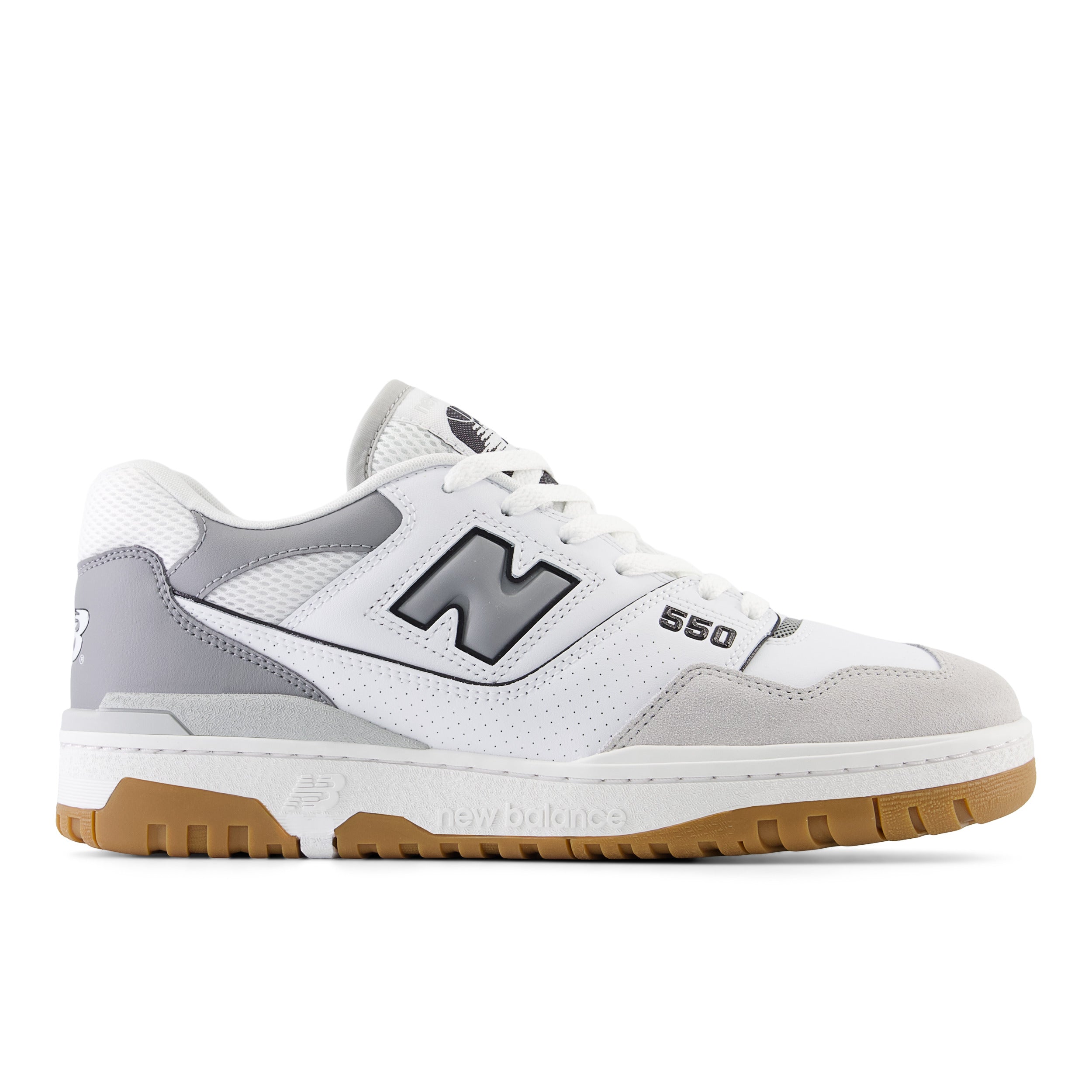 NEW BALANCE Sneakers Uomo 550-White/Slate Grey/Brighton Grey