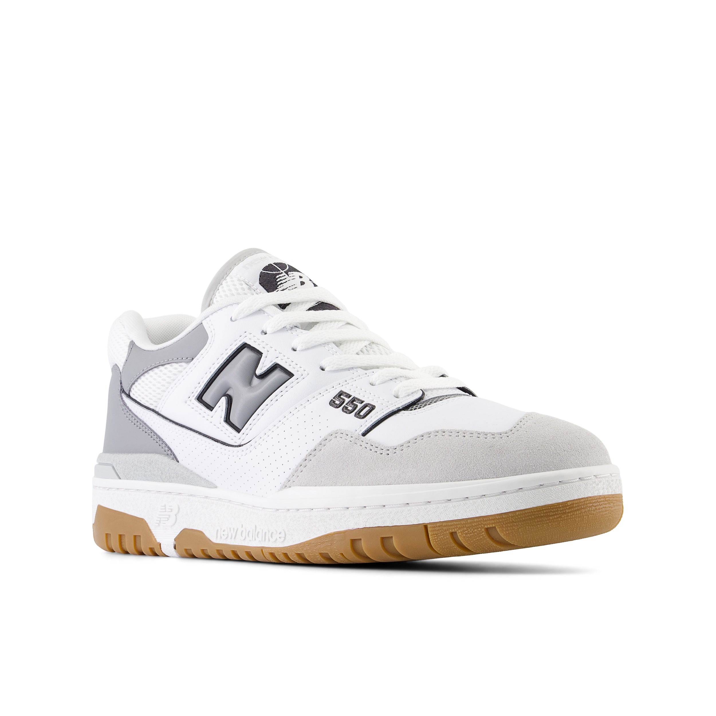 NEW BALANCE Sneakers Uomo 550-White/Slate Grey/Brighton Grey