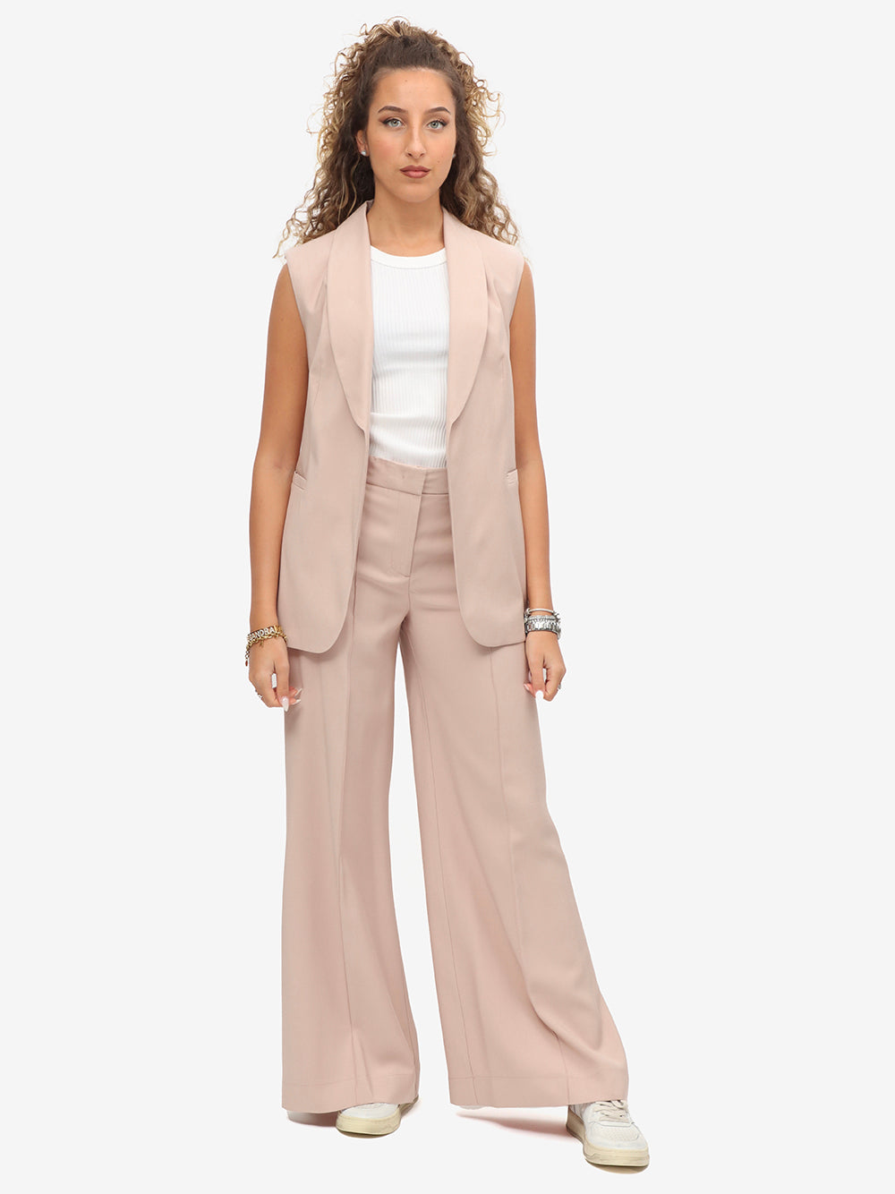 SO ALLURE Pantaloni Donna Flair-Cipria