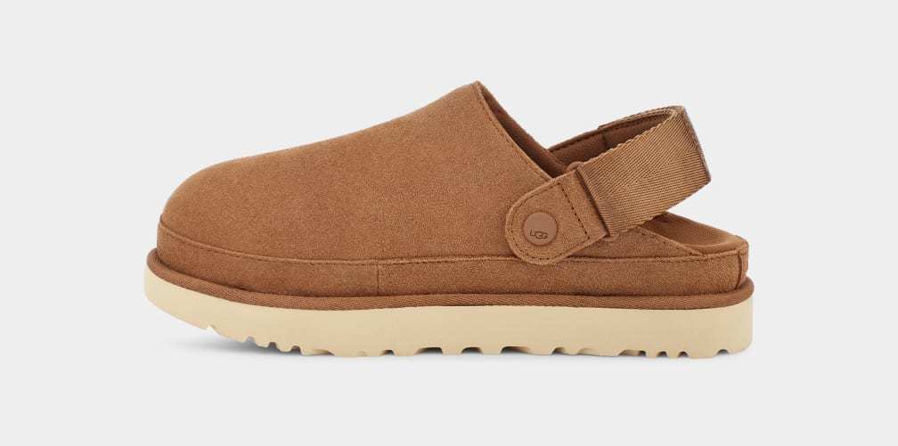 UGG CIABATTA DONNA GOLDENSTAR CLOG 138252-CHESTNUT