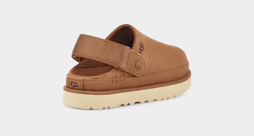 UGG CIABATTA DONNA GOLDENSTAR CLOG 138252-CHESTNUT