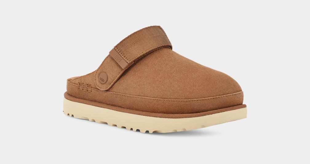 UGG CIABATTA DONNA GOLDENSTAR CLOG 138252-CHESTNUT