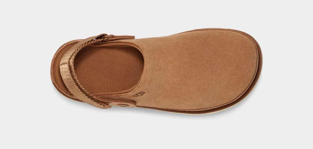 UGG CIABATTA DONNA GOLDENSTAR CLOG 138252-CHESTNUT