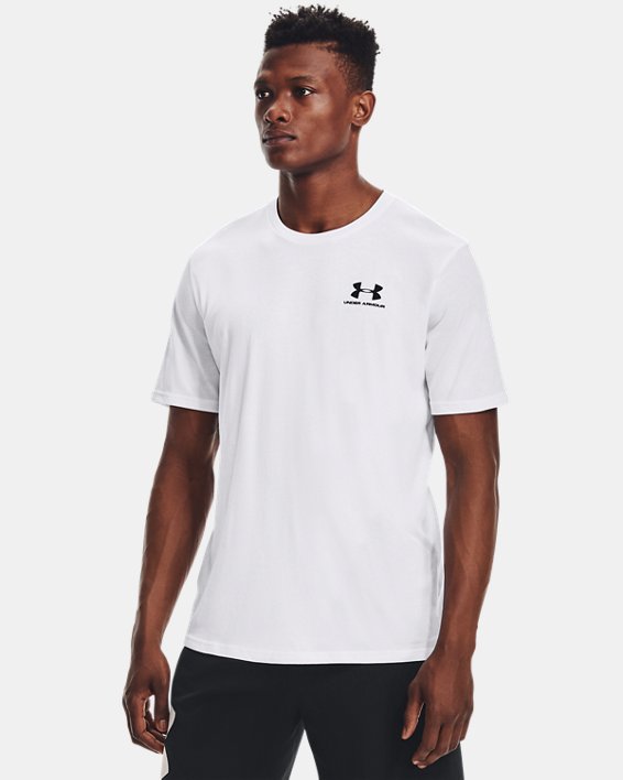 Under Armour T-Shirt Uomo Sportstyle Left Chest-White Black