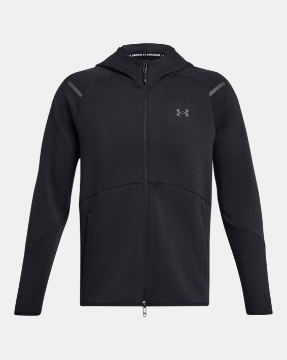 Under Armour Giubbino Uomo Unstoppable Fleece Full Zip-Black