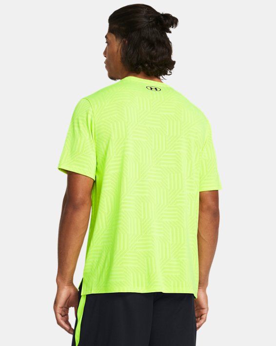 Under Armour T-Shirt Uomo Tech Vent Geotessa-High Vis Yellow