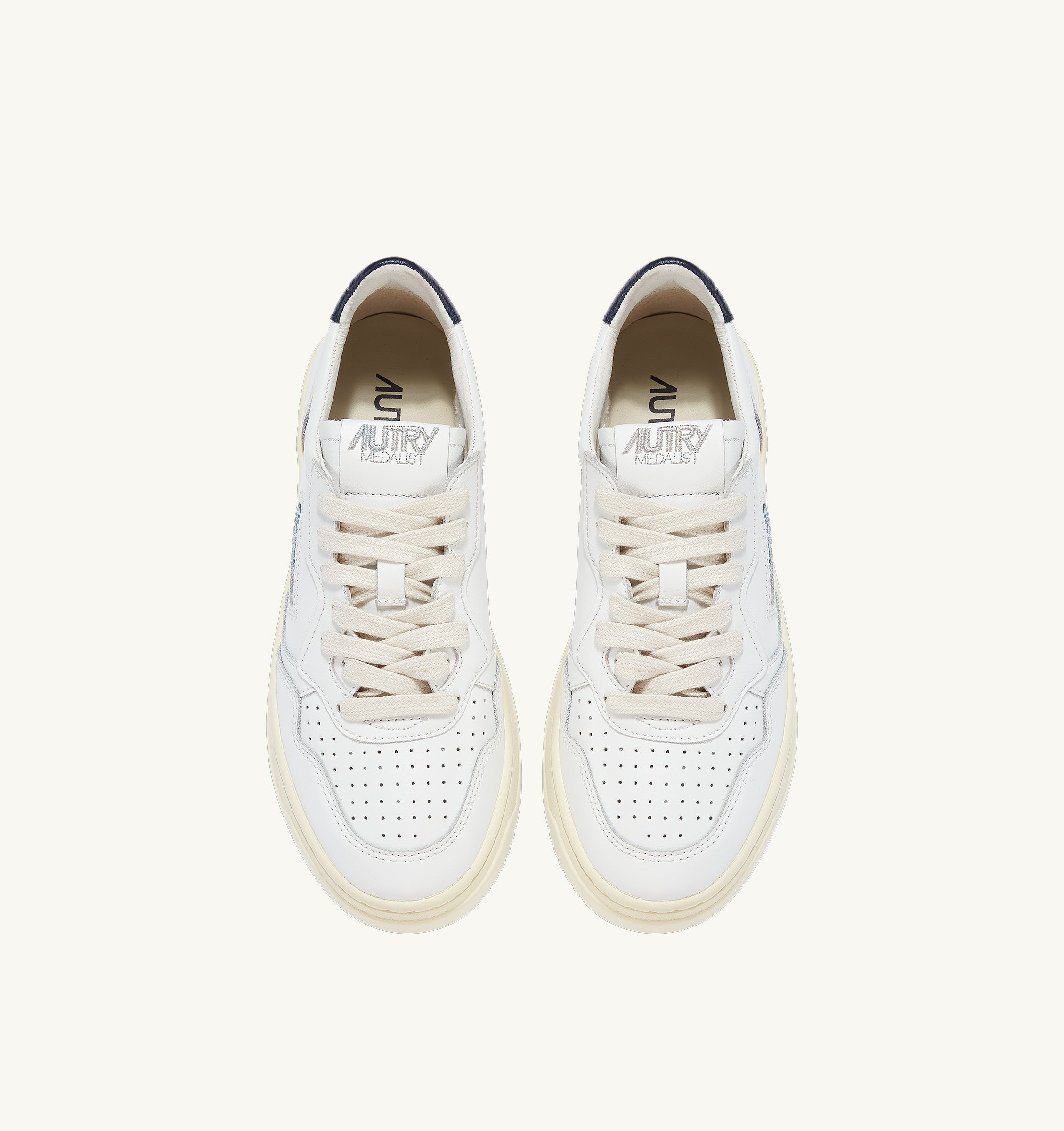 AUTRY Sneakers Uomo Medalist Low Man AULM-LL12-Bianco Space