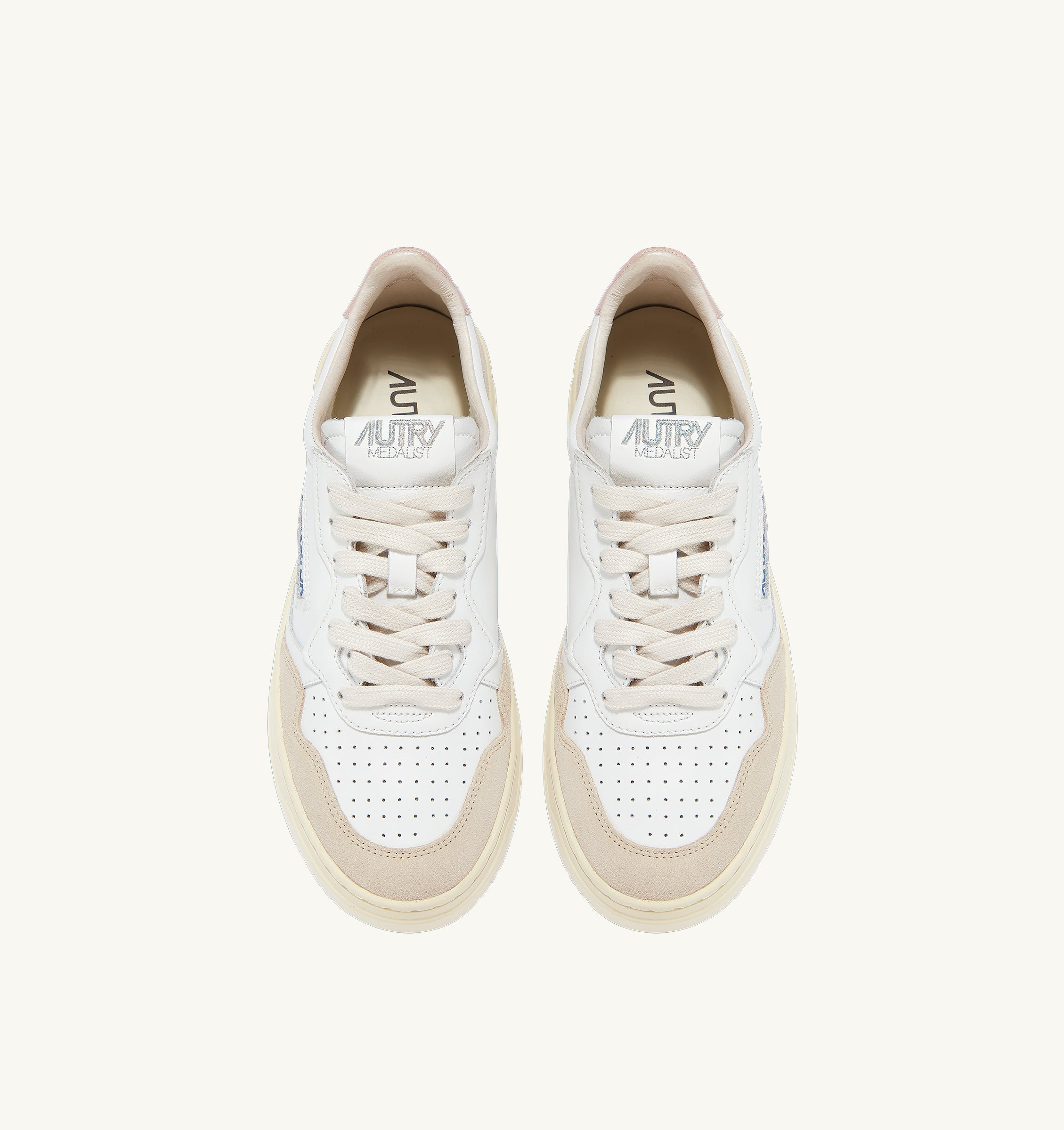 AUTRY Sneakers Donna Medalist Low Woman AULW-LS37-Bianco Powder