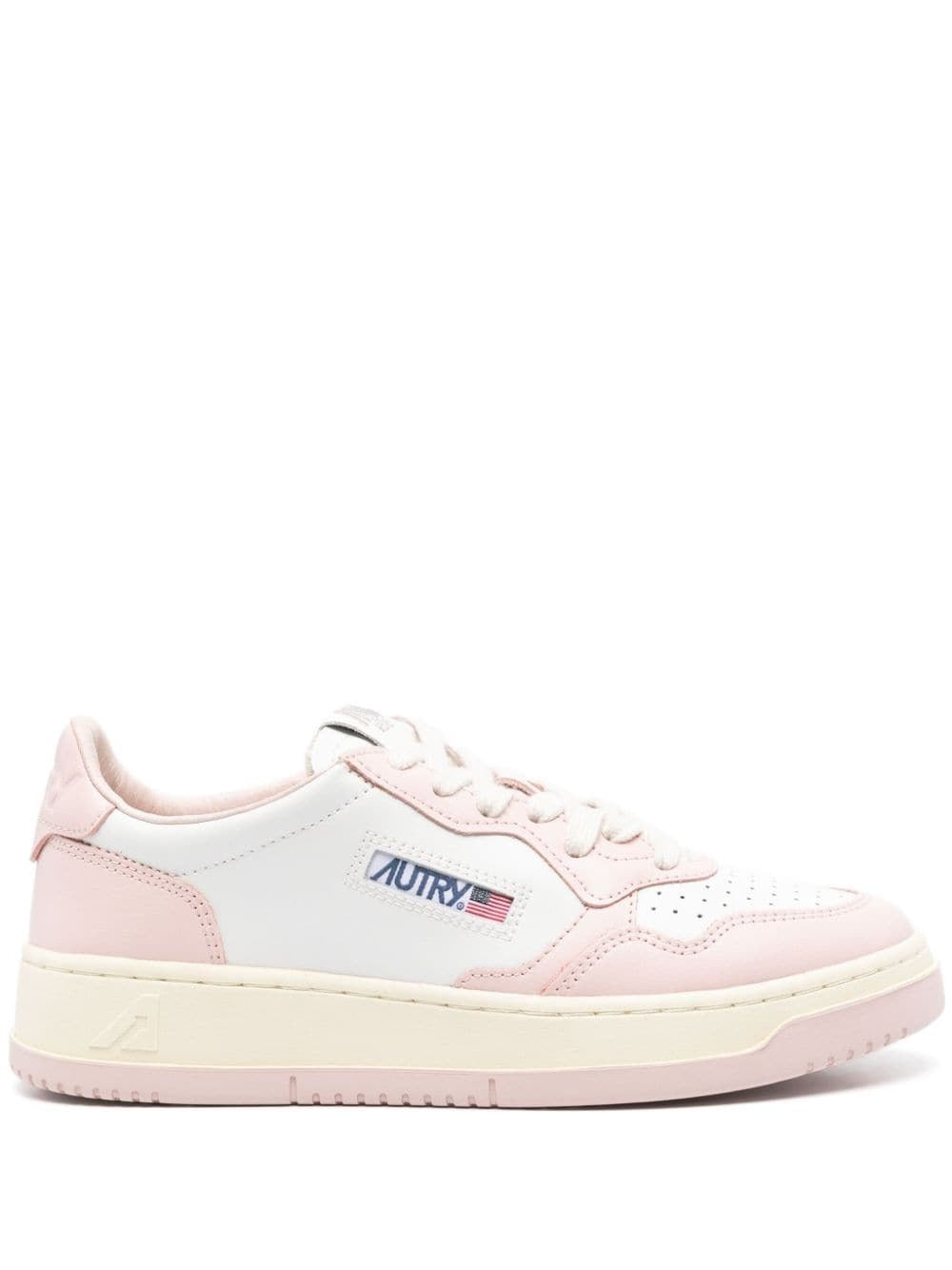 AUTRY Sneakers Donna Medalist Low Woman AULW-WB52-Bianco Cipria