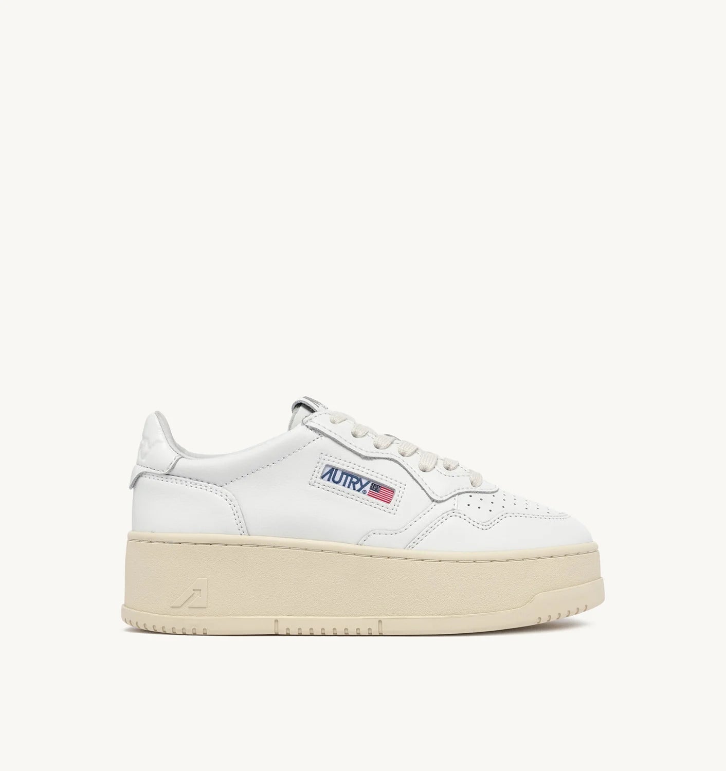 AUTRY Sneakers Donna Medalist Platform PTLW-LL15- Bianco