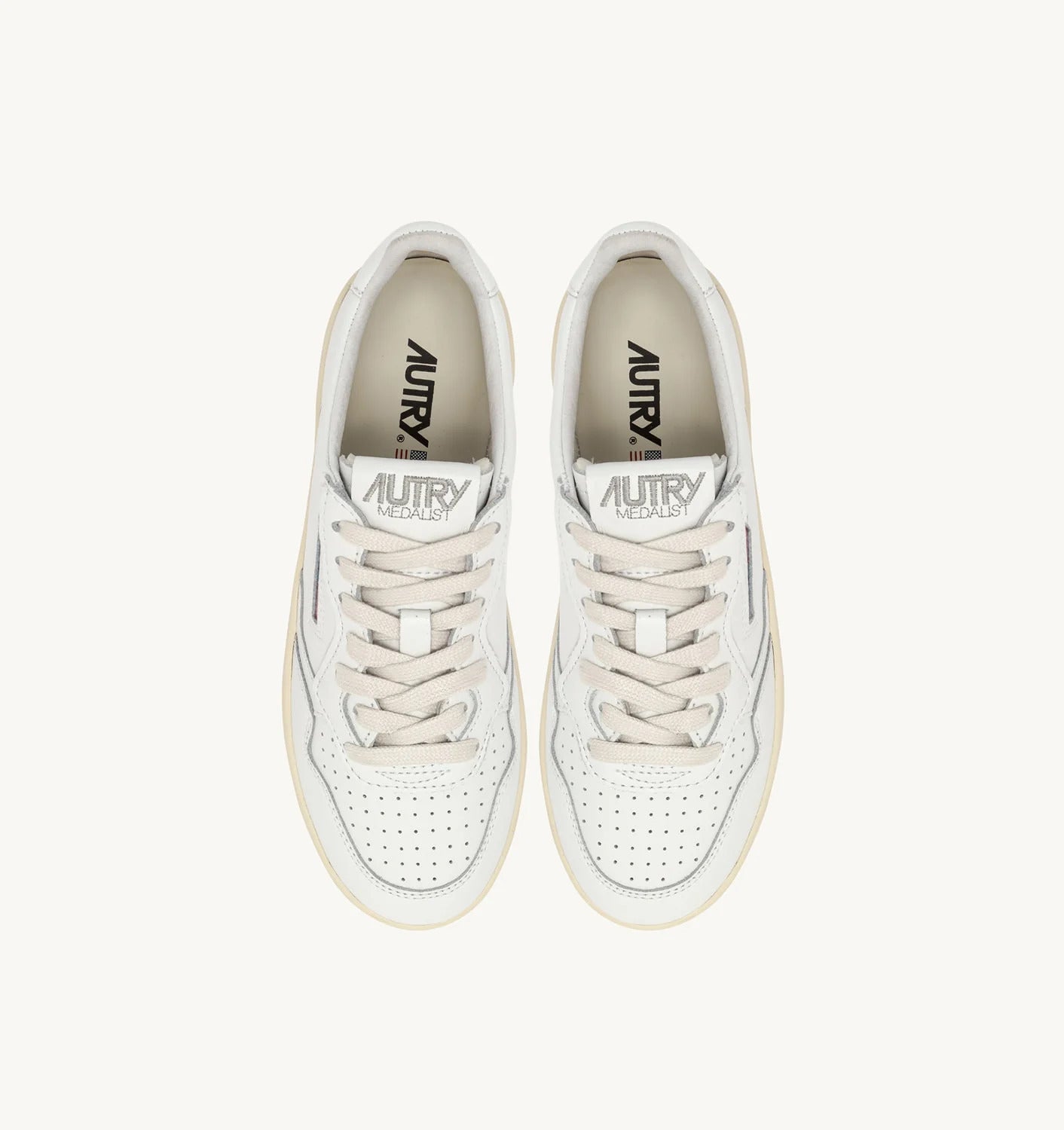 AUTRY Sneakers Donna Medalist Platform PTLW-LL15- Bianco