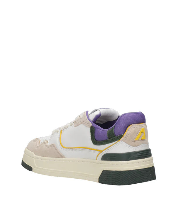 AUTRY Sneakers Donna Clc Low Woman ROLW-MM36-Bianco Viola Nero